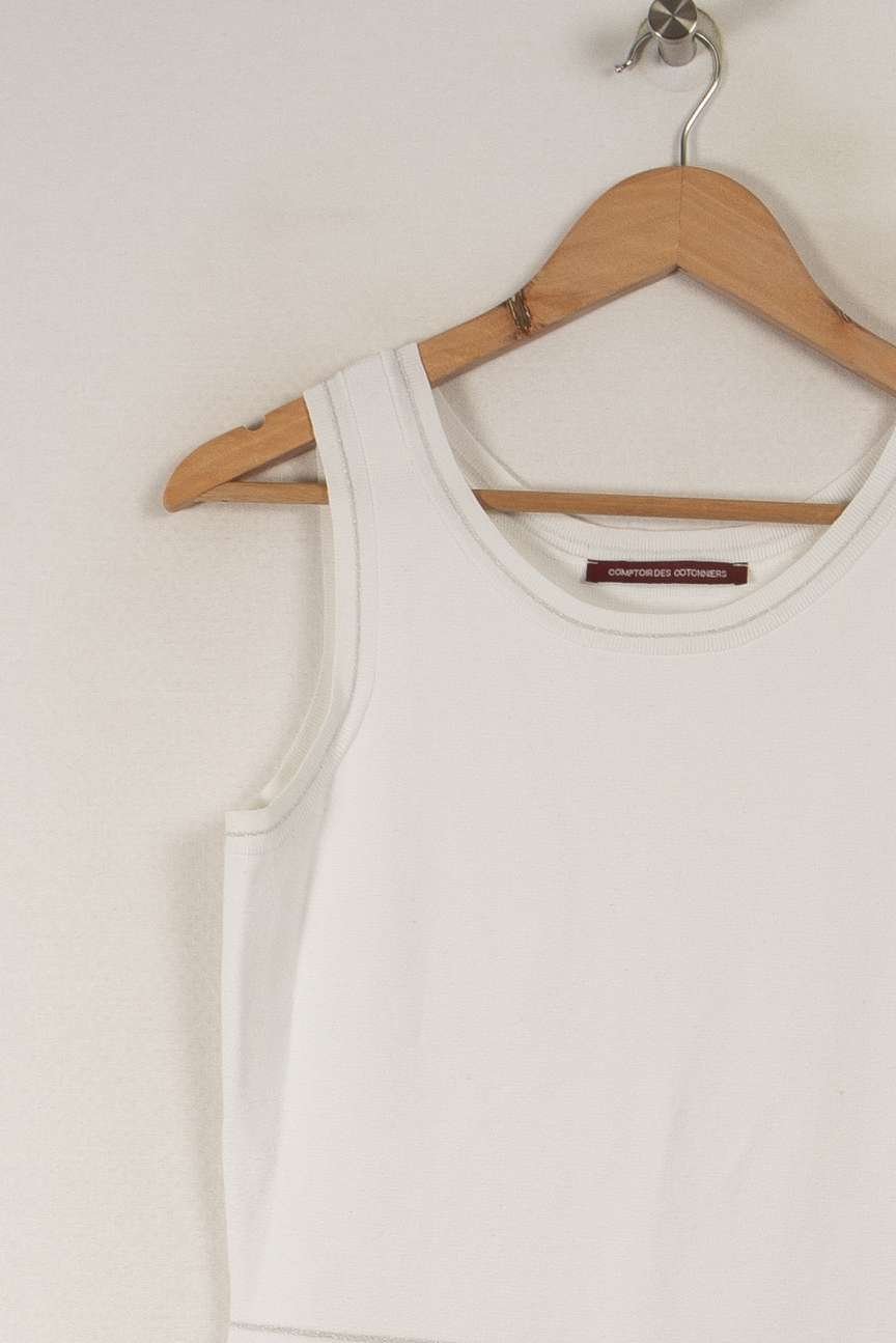 Midi dress COMPTOIR DES COTONNIERS - Seconde main White