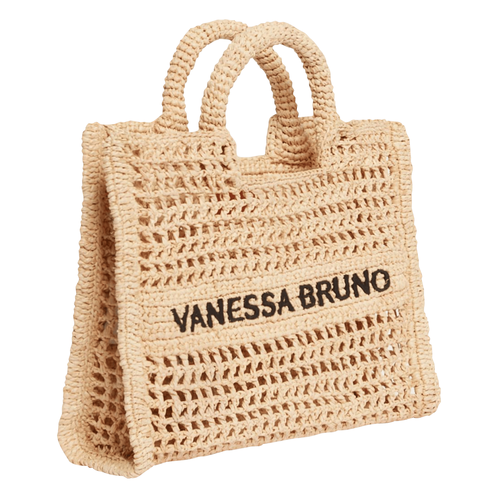 Panier en raphia VANESSA BRUNO Beige