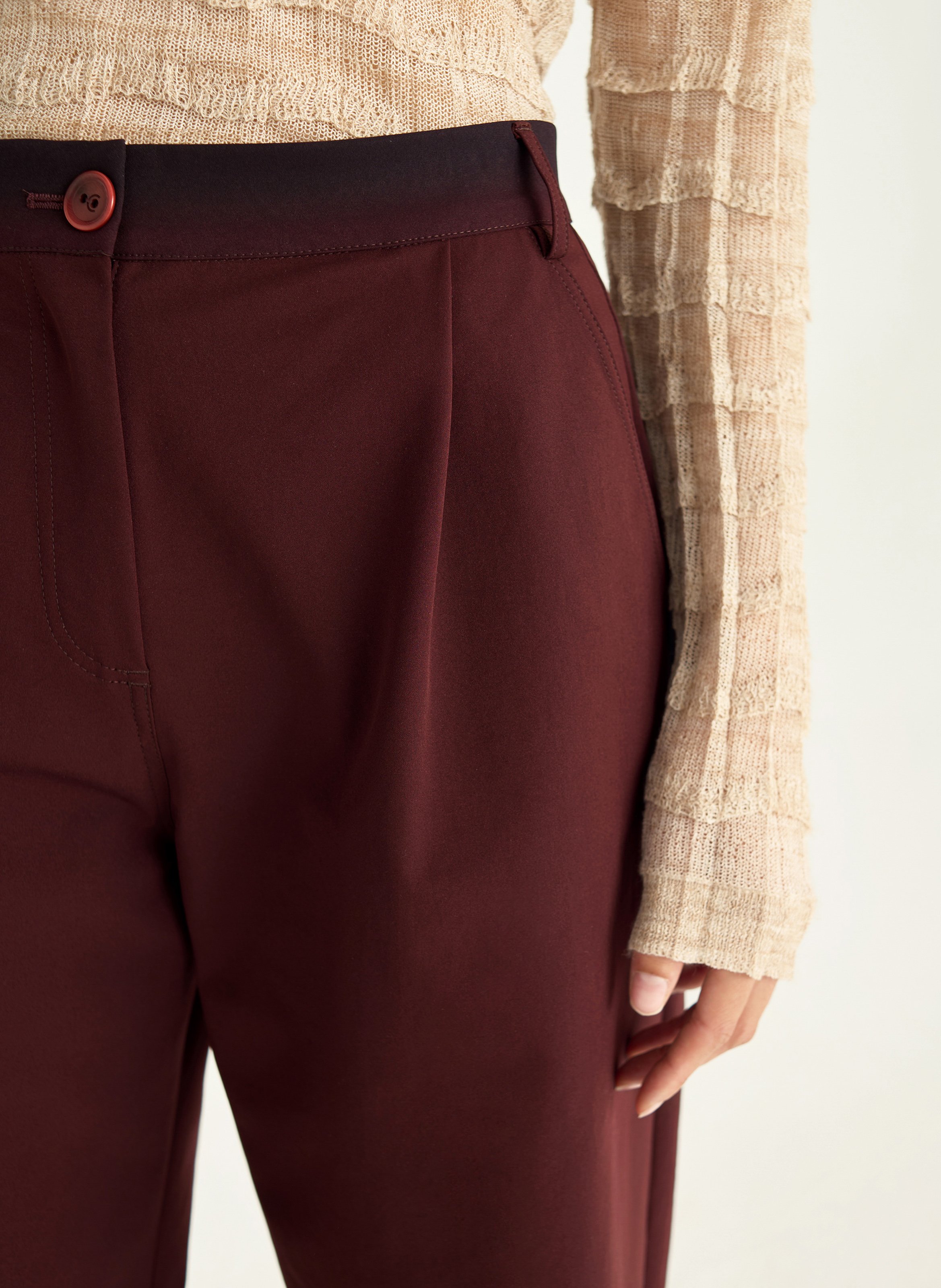 Pantalon large COTELAC Violet