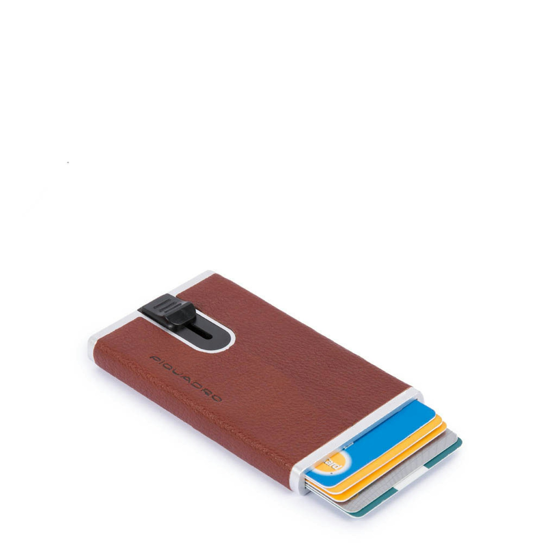 Credit-card holder PIQUADRO Brown