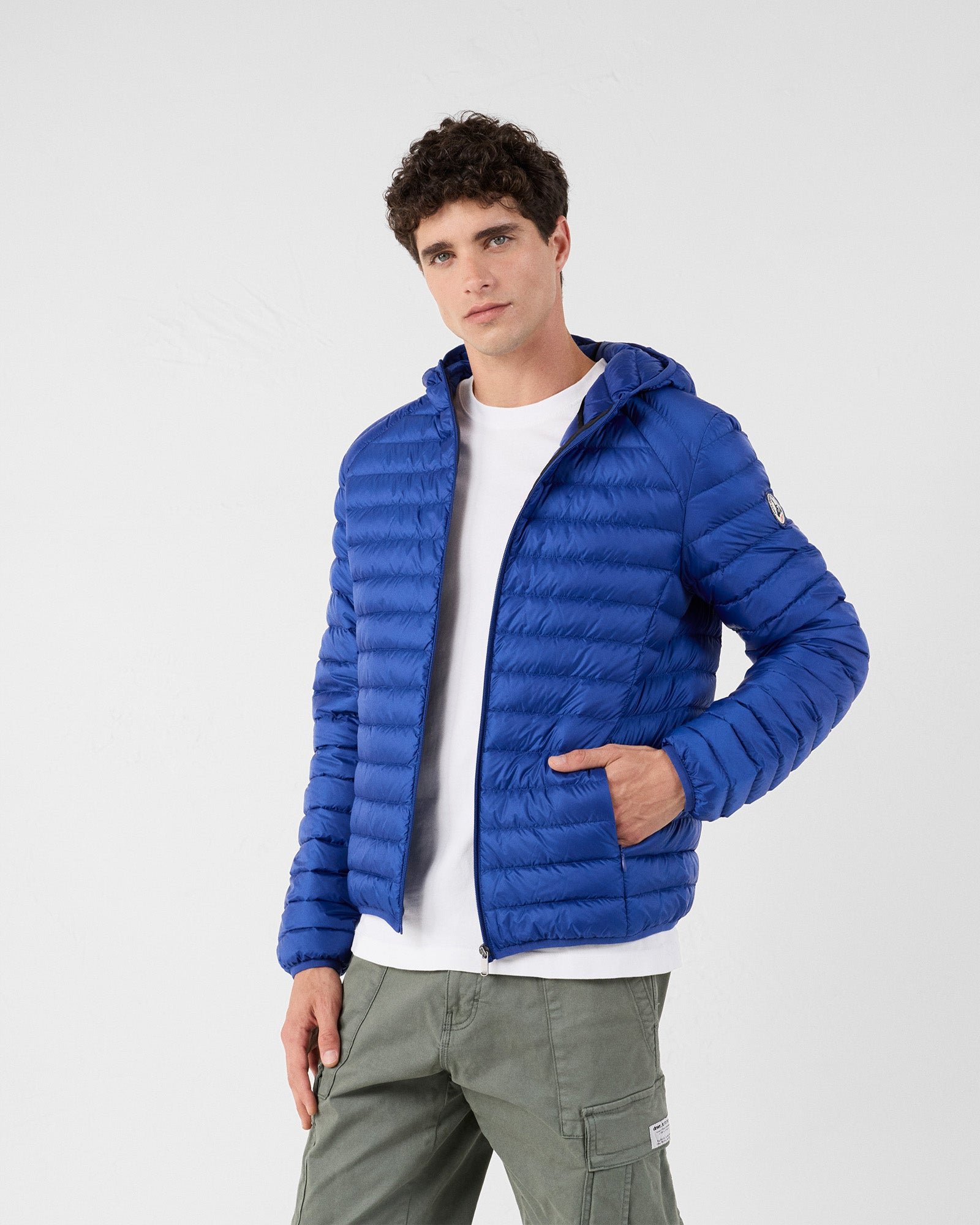 Lightweight hooded puffer jacket nico JOTT Blue