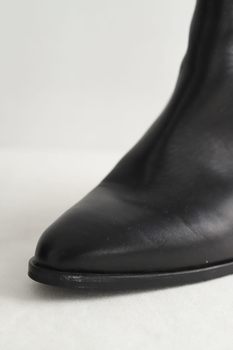 Albert leather boots TOMMY HILFIGER - SECONDE MAIN Black