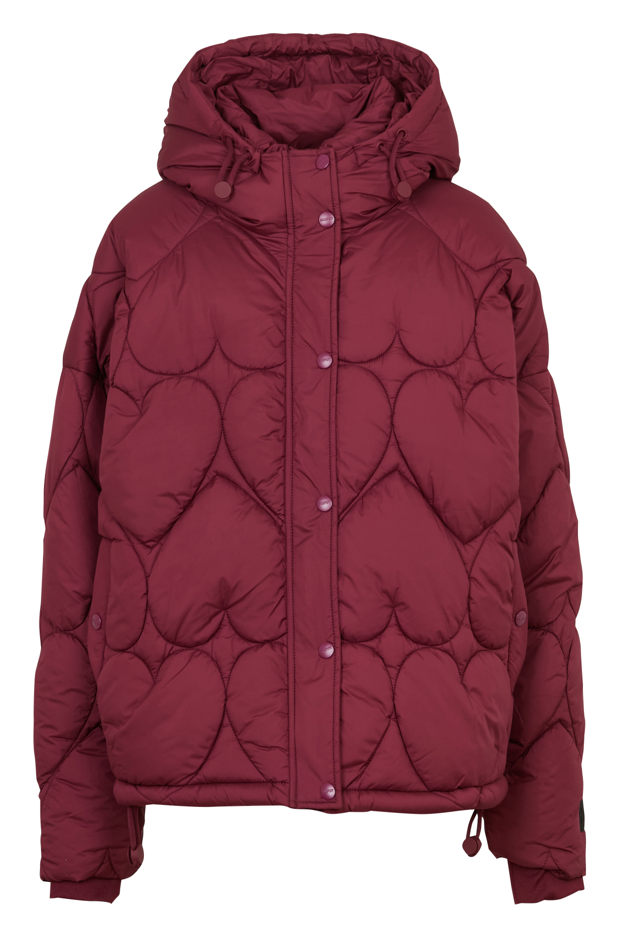 Oversized jas van synthetische bont FABIENNE CHAPOT Rood