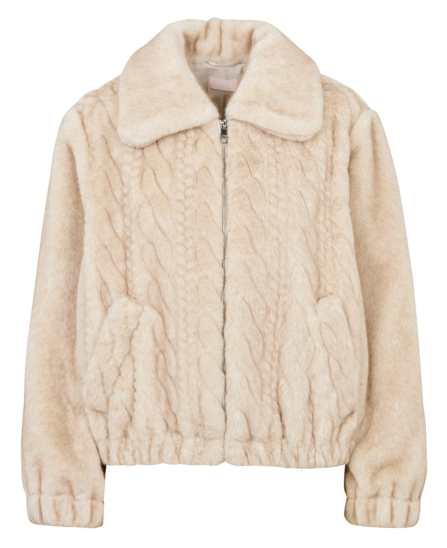 Jacke aus Kunstpelz LIU JO Beige