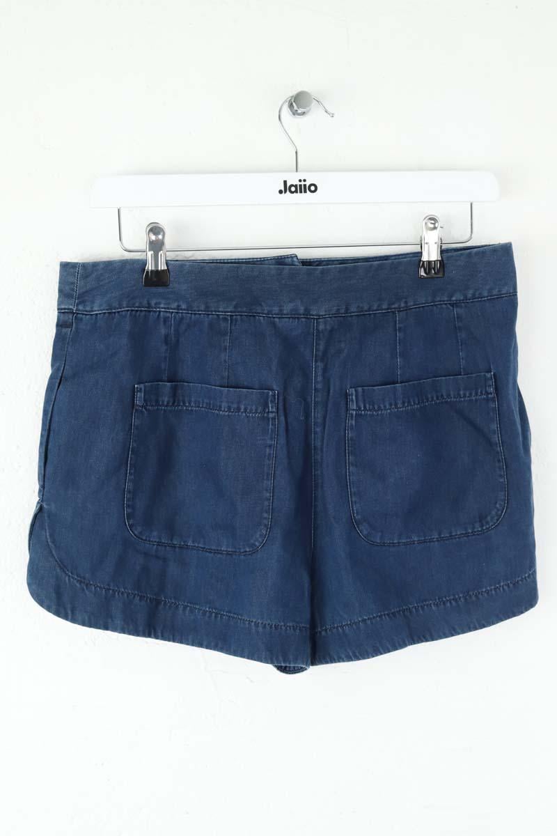 Cotton mini shorts LACOSTE - SECONDE MAIN Blue