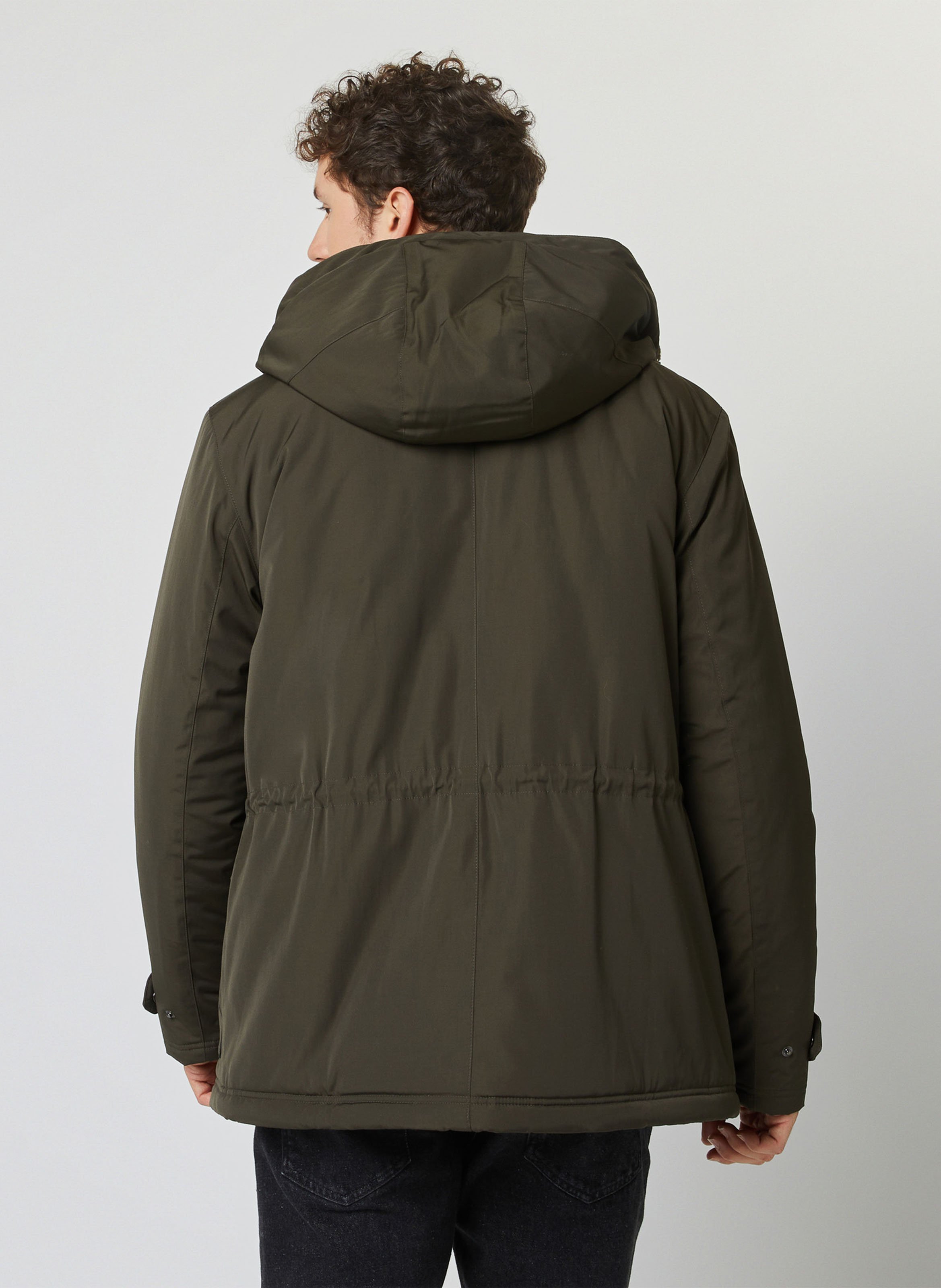 Parka à capuche regular-fit FAGUO Kaki