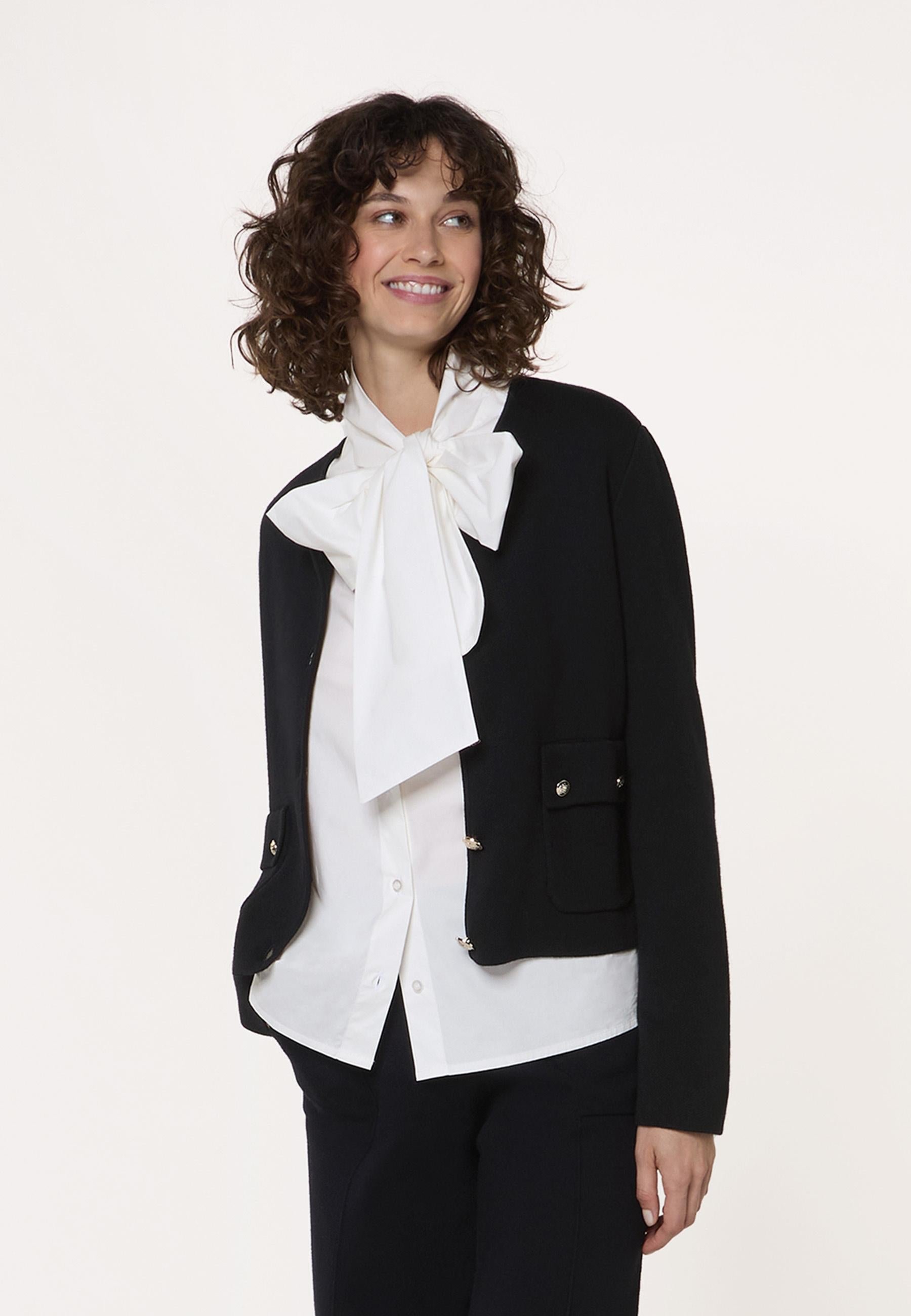 Short double-faced knit jacket RODIER Black