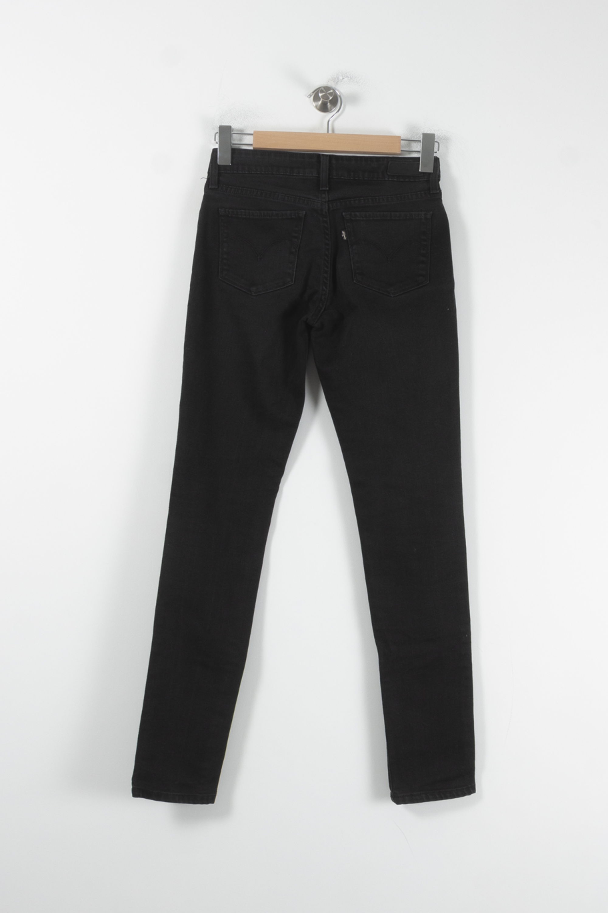 Cropped slim jeans with studs LEVI'S - Seconde main Black