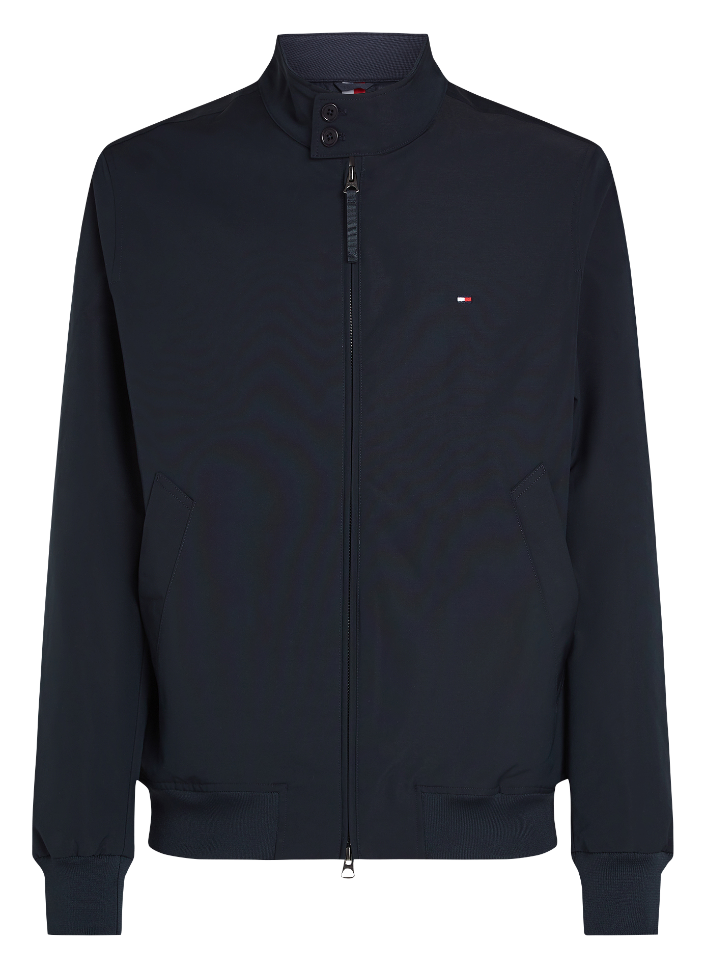 Gerade geschnittene Jacke mit Stehkragen TOMMY HILFIGER Blau