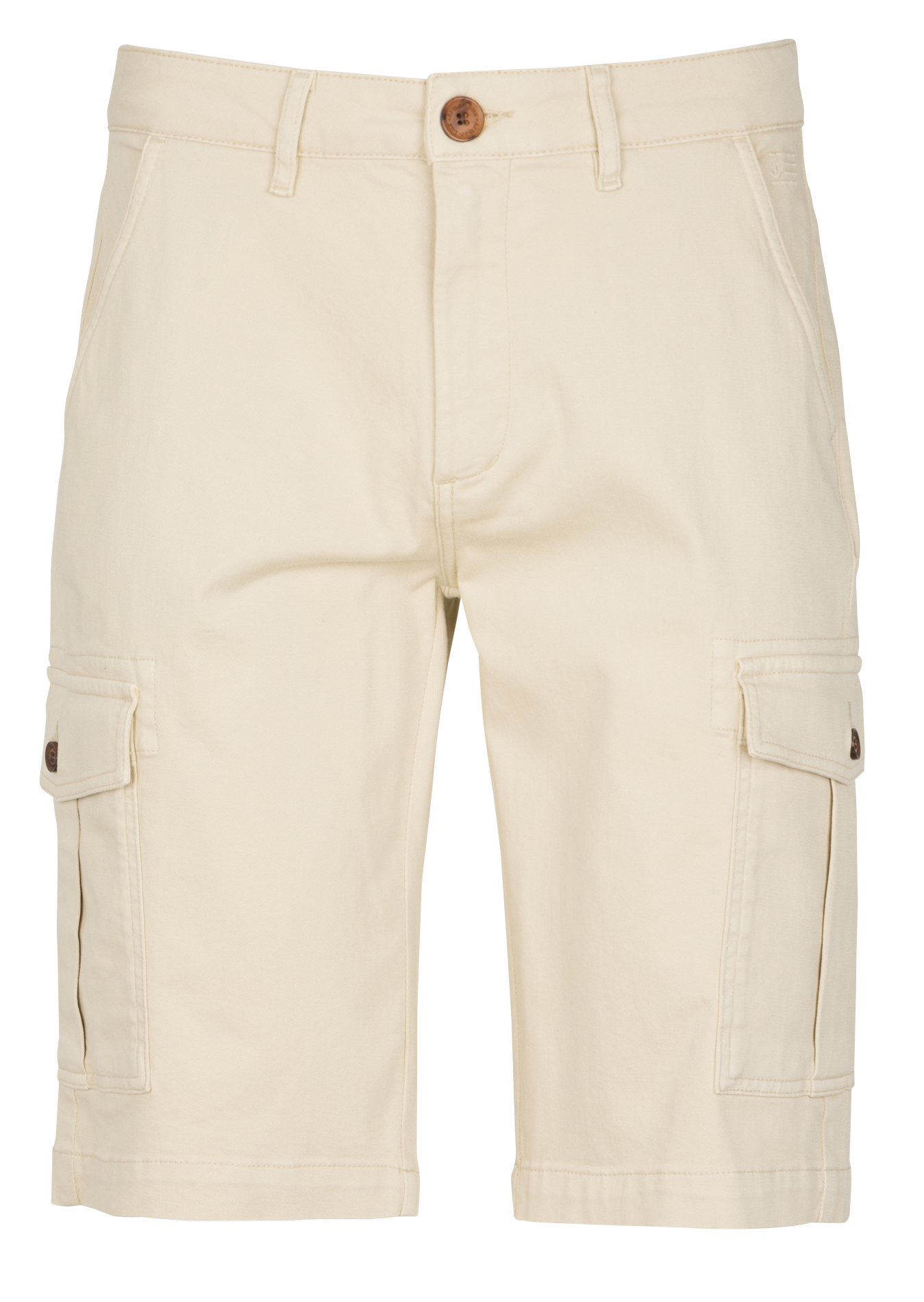 Bermuda cargo droit uni à poches ARMOR LUX Beige