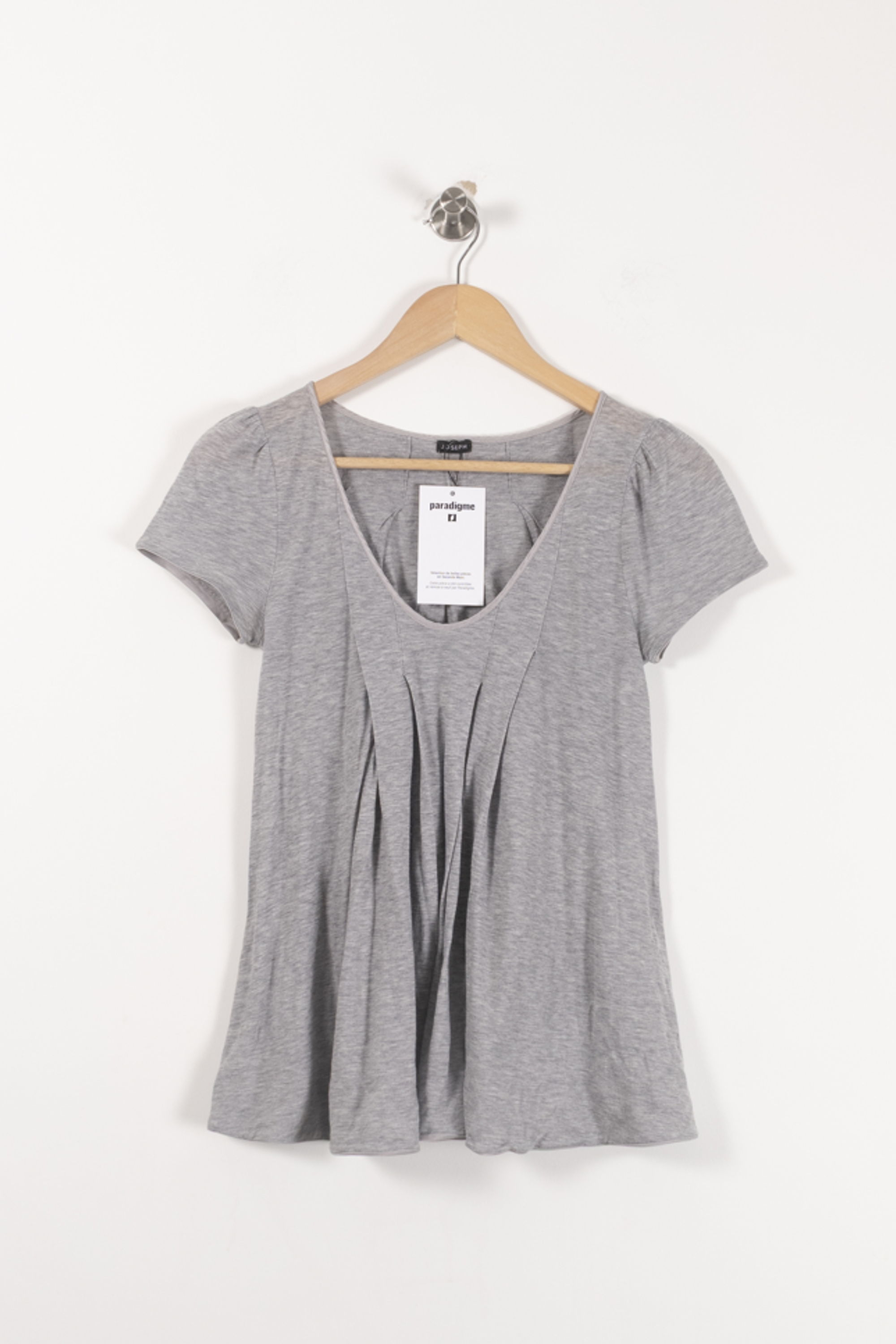 Tommy Badge T-shirt JOSEPH - Seconde Main Grey