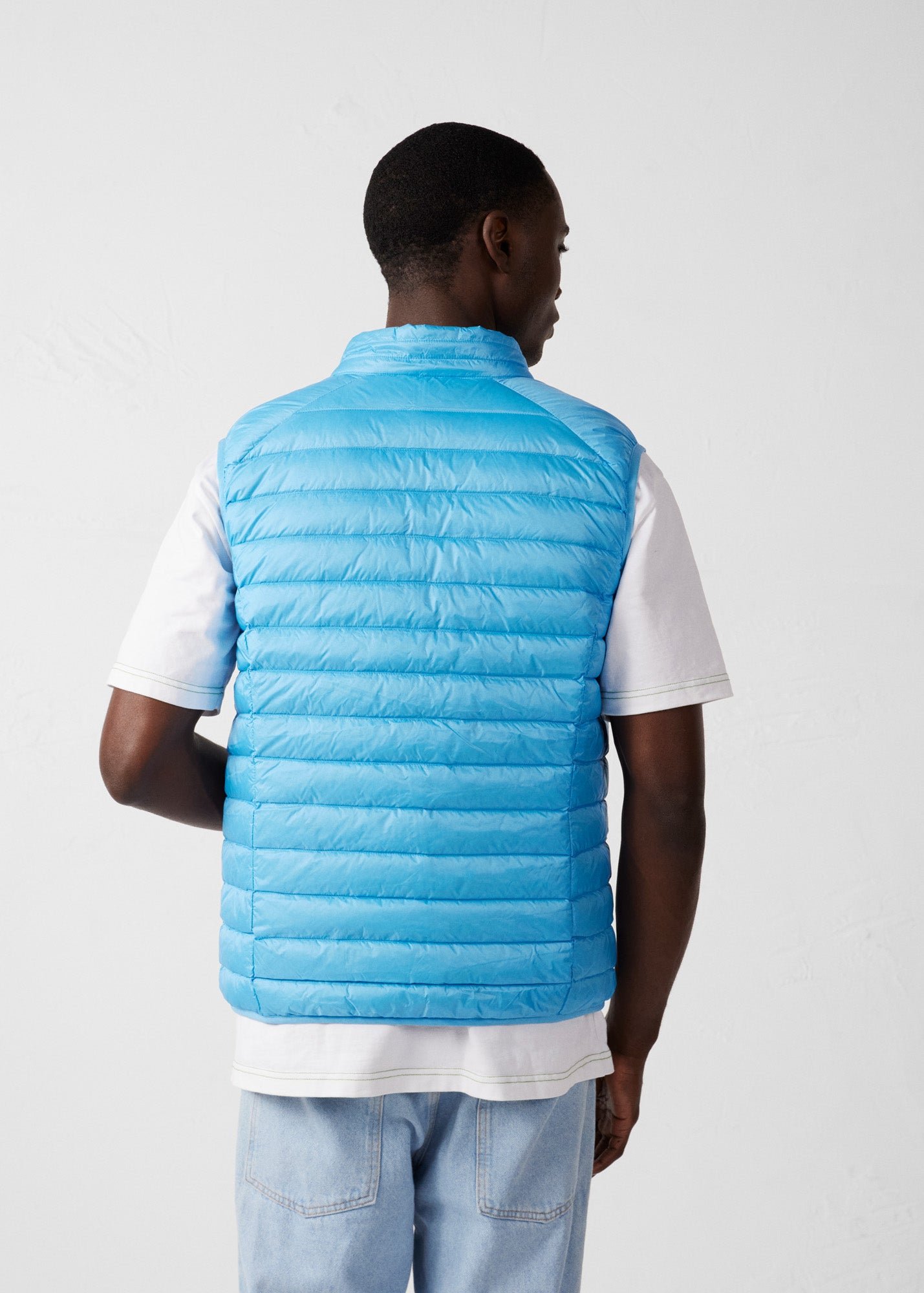 Sleeveless puffer jacket Tom JOTT Blue