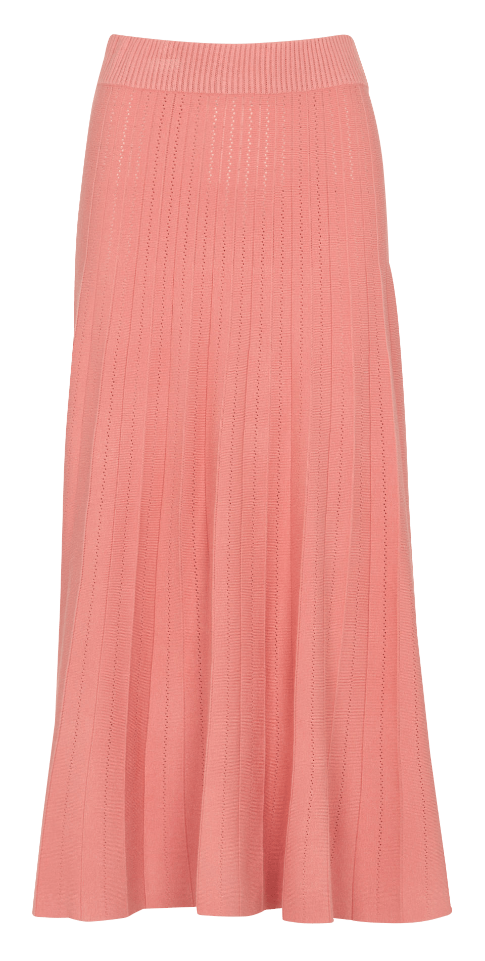 Jupe midi évasée en maille PETITE MENDIGOTE Beige