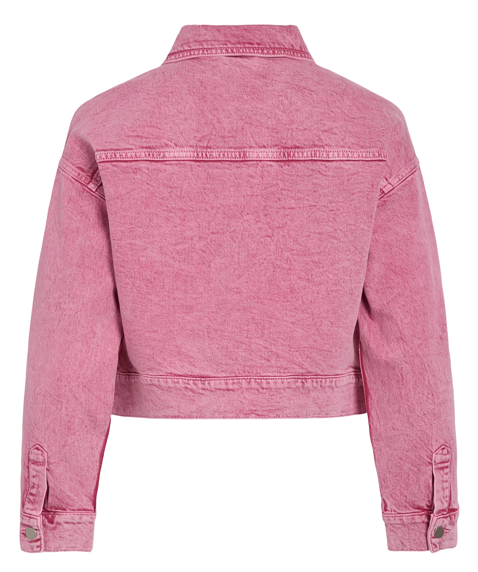 Veste col classique en coton mélangé VILA Rouge