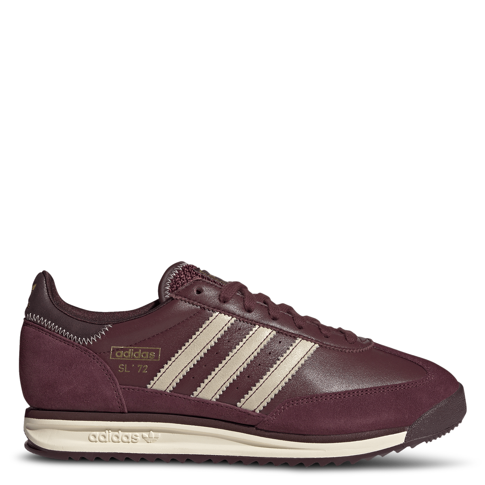 Niedrige Ledersneaker ADIDAS Rot