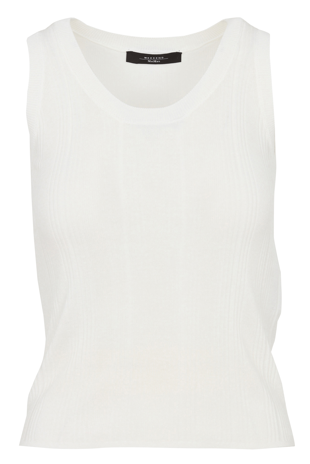 Fitted knit tank top MAX MARA WEEK END White
