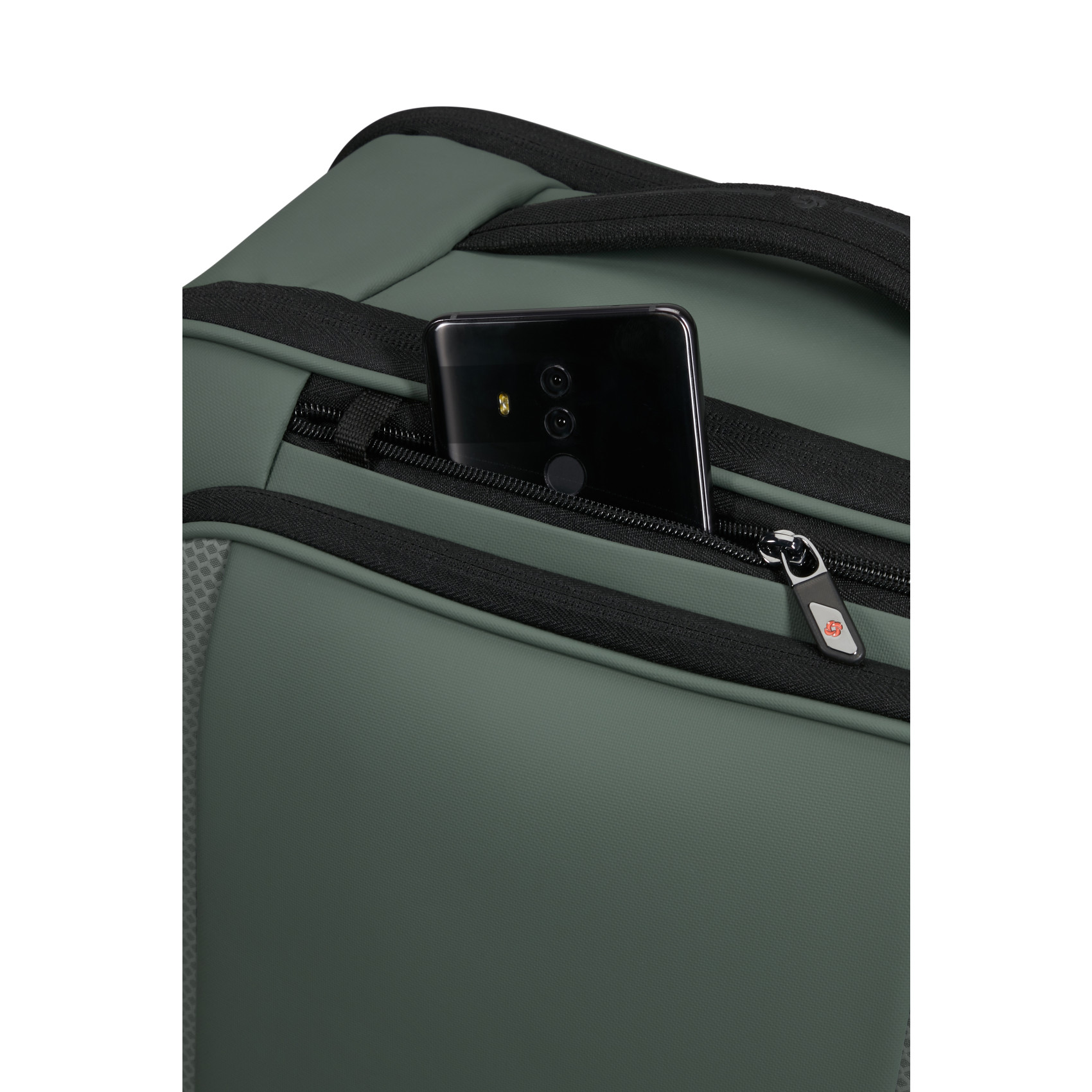 Glazed backpack Green