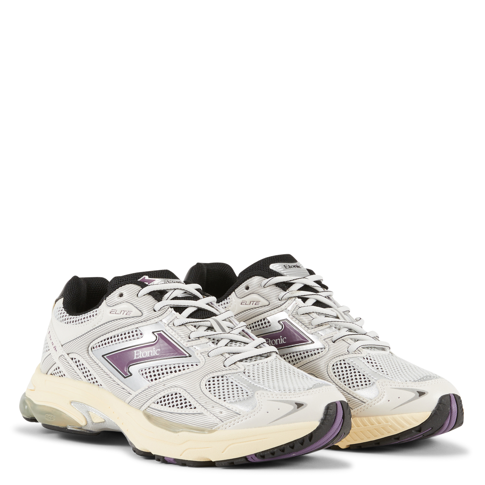 Flache Sneaker zum Schnüren ETONIC Grau