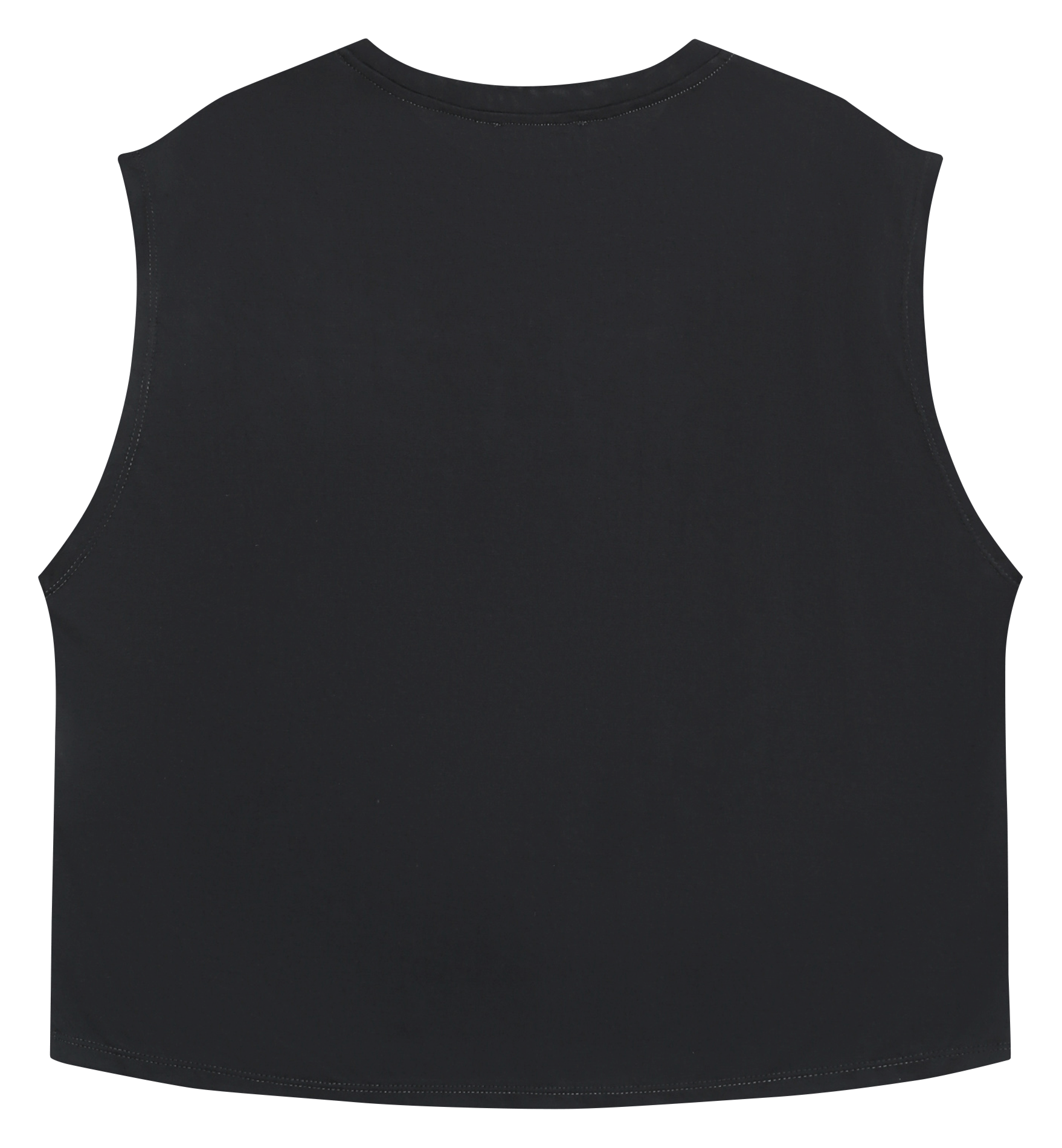 Mouwloze wijde top in effen kleur GRACE ET MILA Zwart