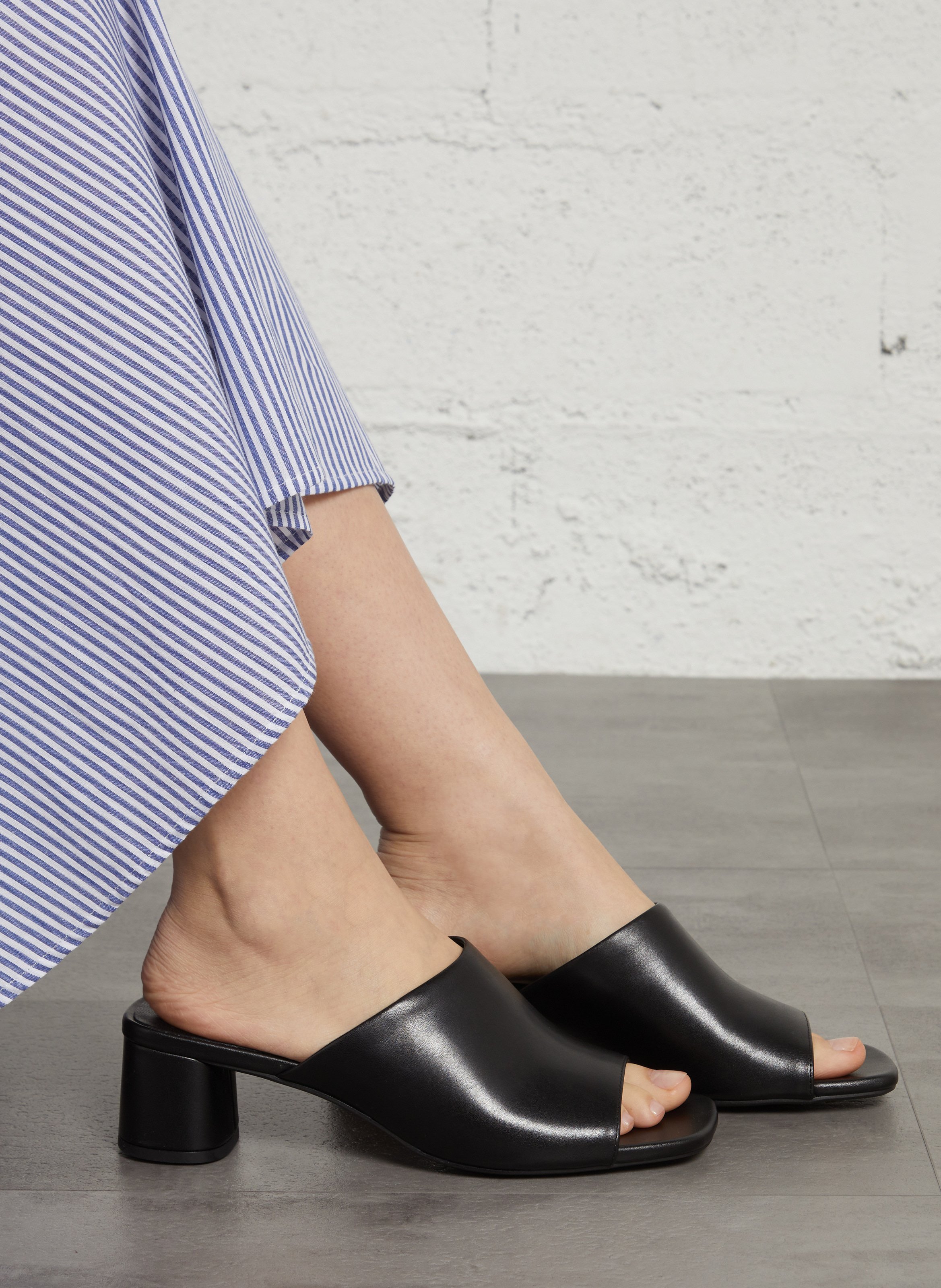 Leder-Mules VAGABOND Schwarz