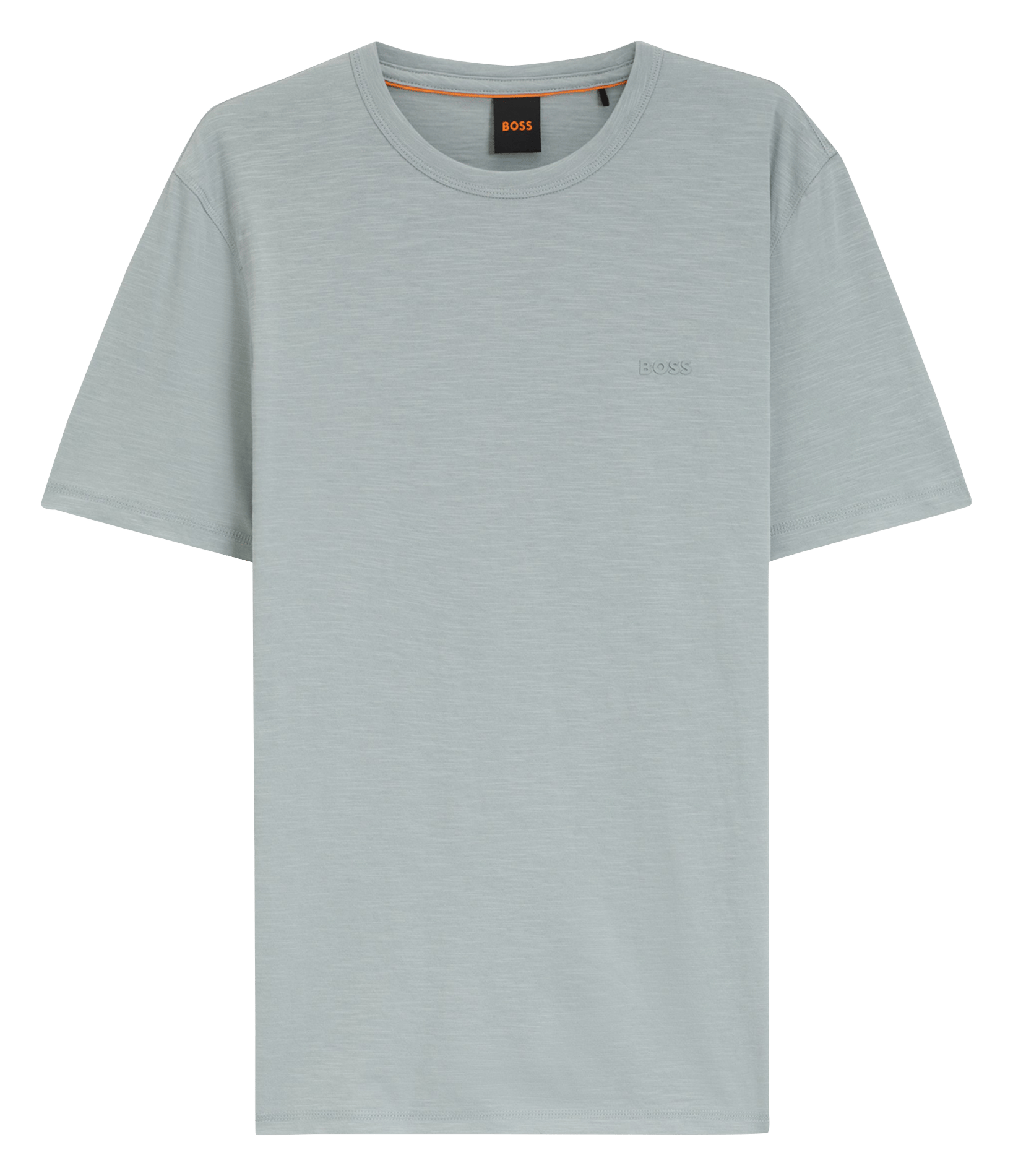 Camiliday round-neck sleeveless cotton top | Silver BOSS Men