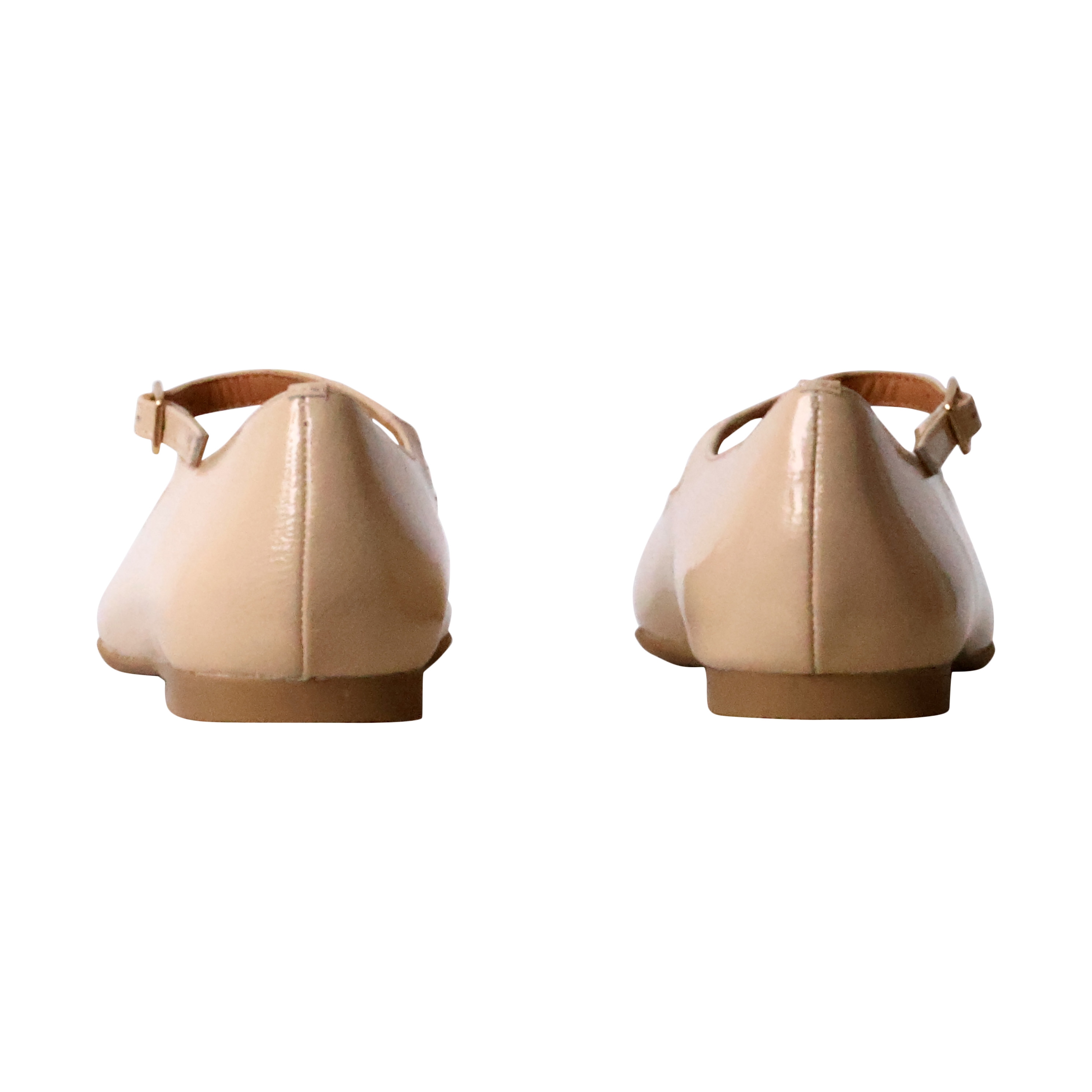 Laelia leather ballet flats EMILIE KARSTON Beige