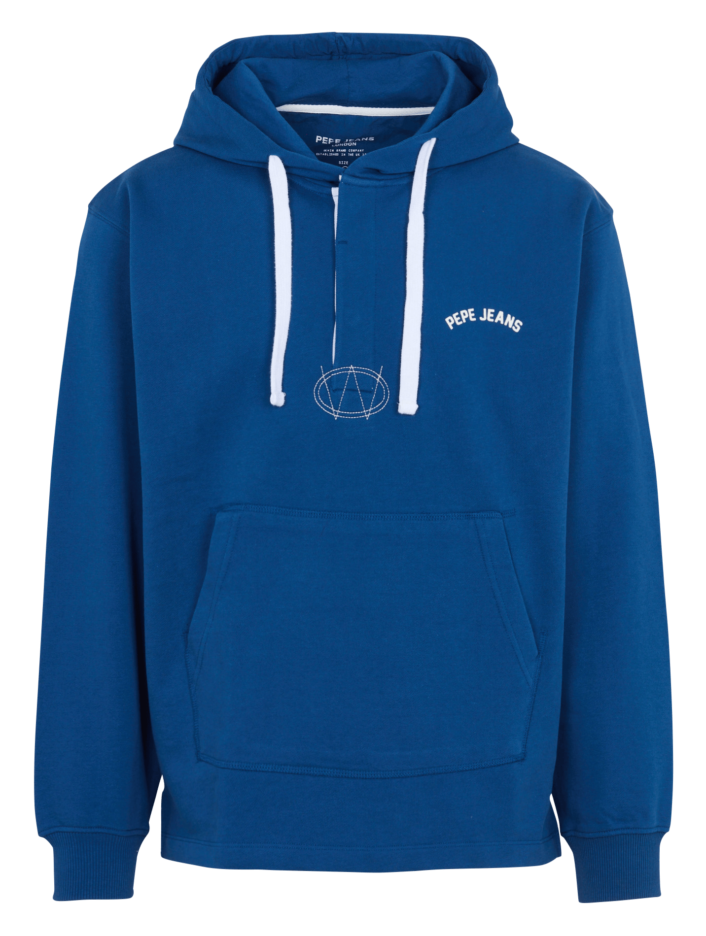 Sudadera de algodón oversize con capucha PEPE JEANS Azul