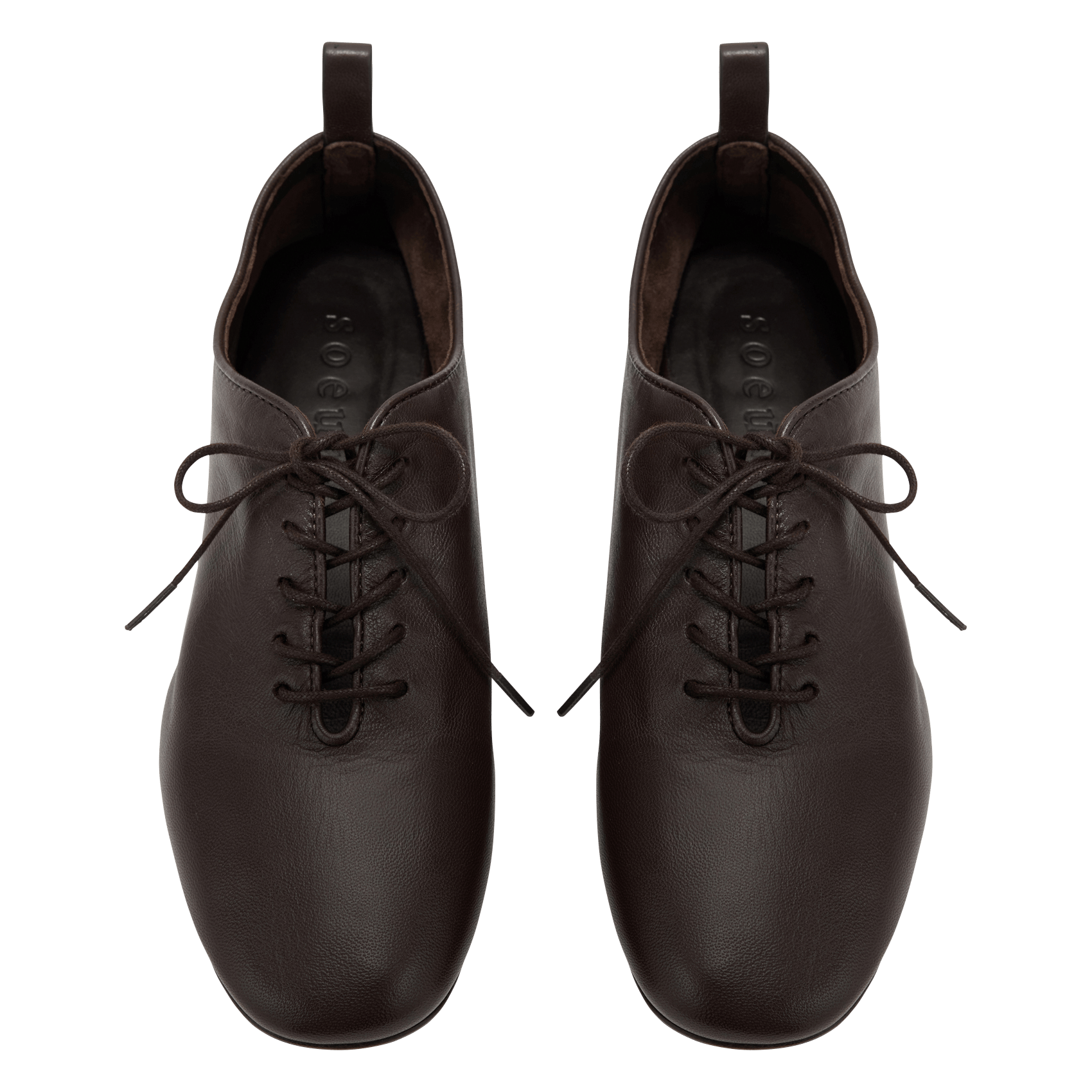 Lederschn&uuml;rschuhe SOEUR Braun