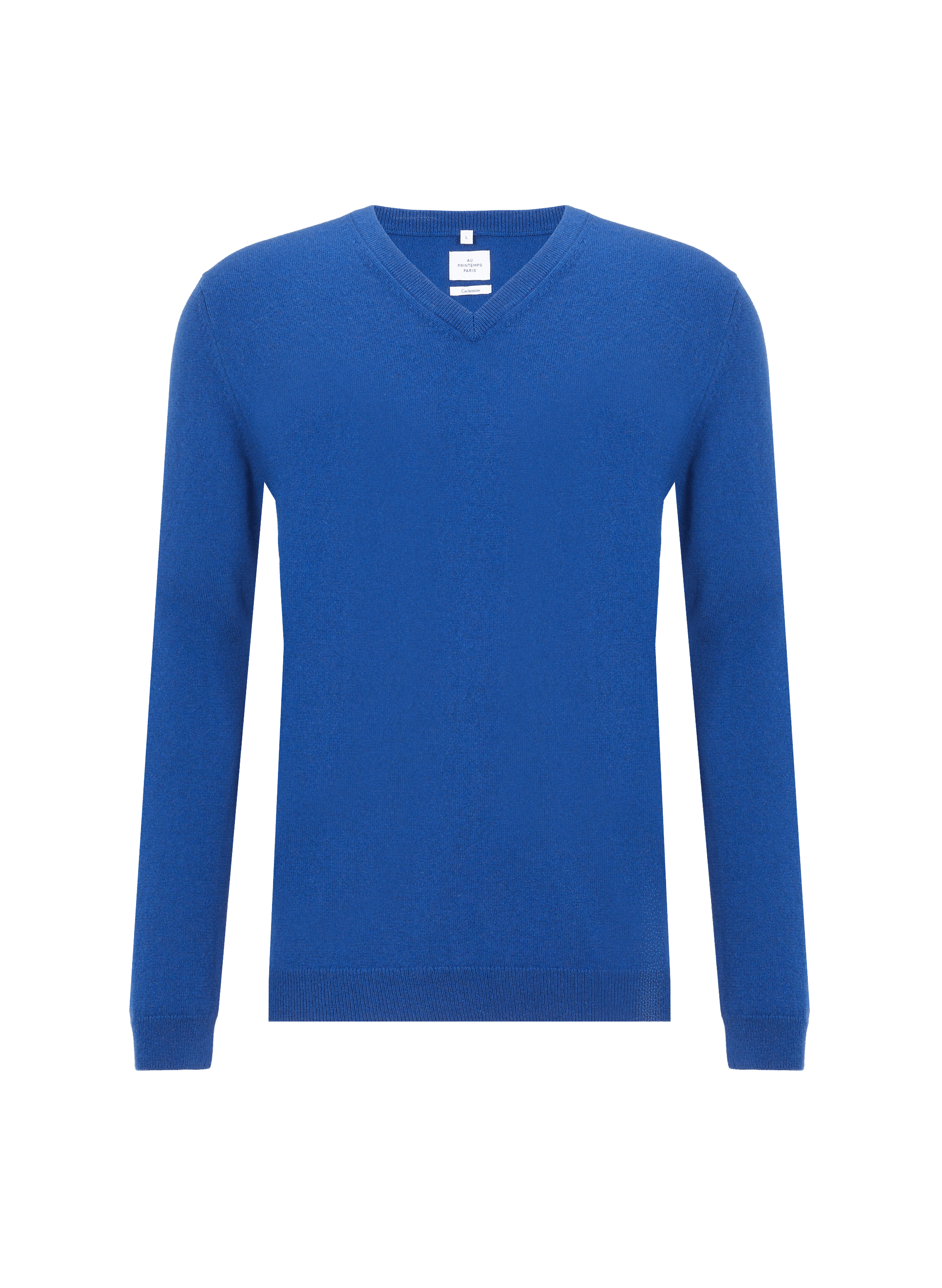 Pull en cachemire AU PRINTEMPS PARIS Bleu