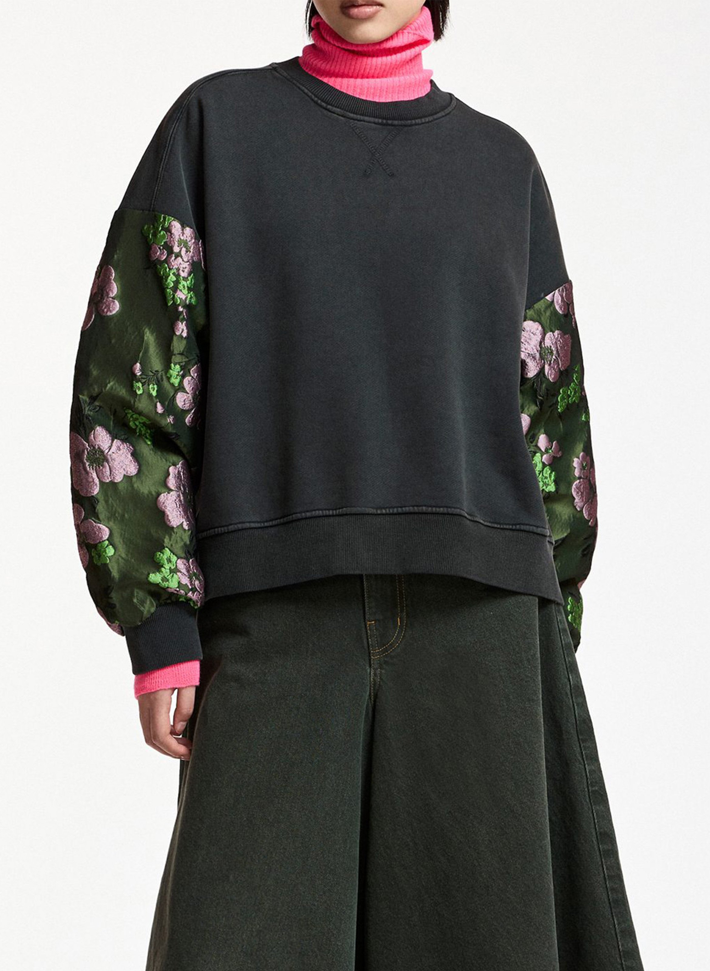 Baumwoll-Sweatshirt mit Rundhalsausschnitt ESSENTIEL ANTWERP