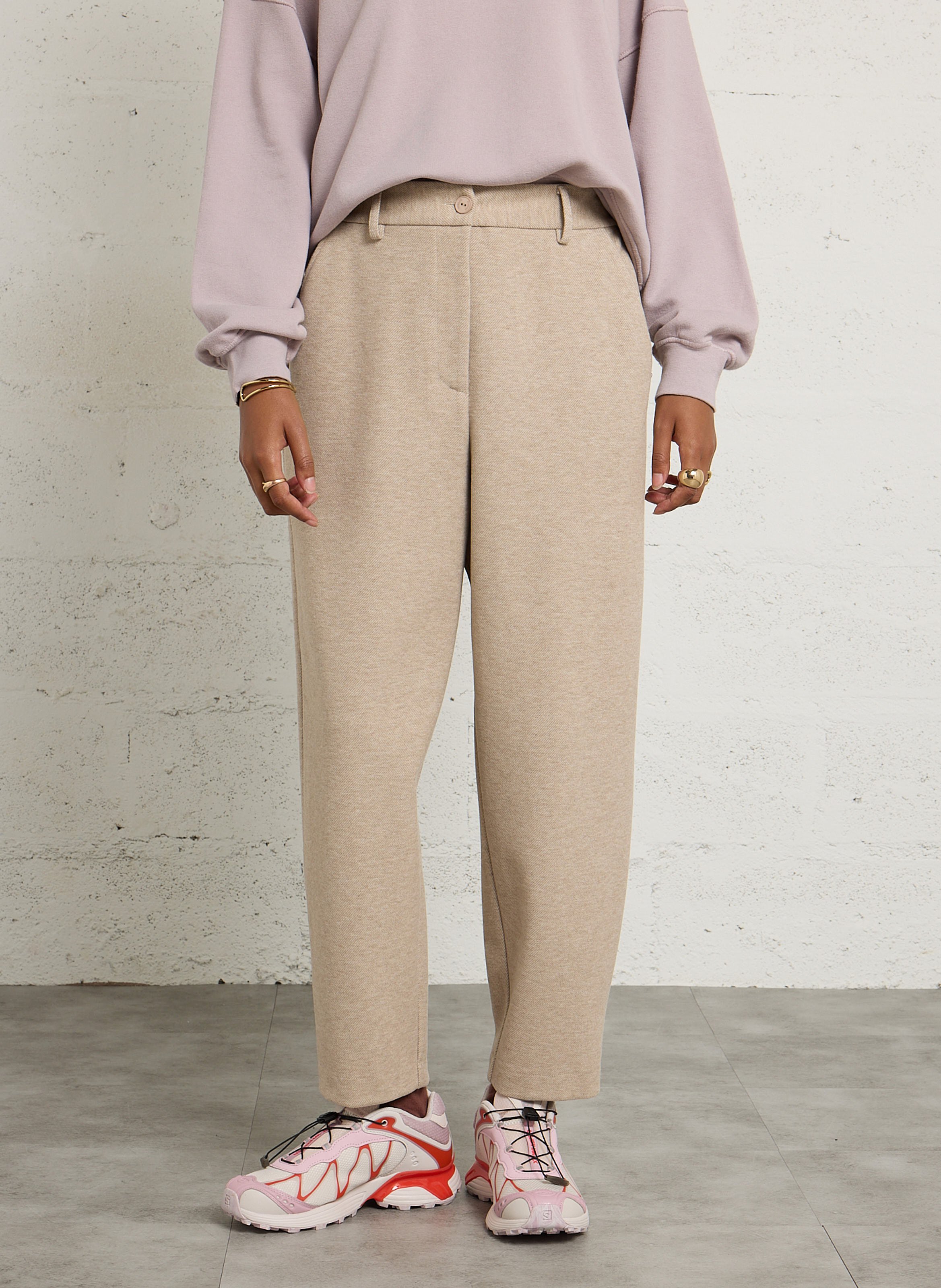 Pantalon large taille haute PLEASE