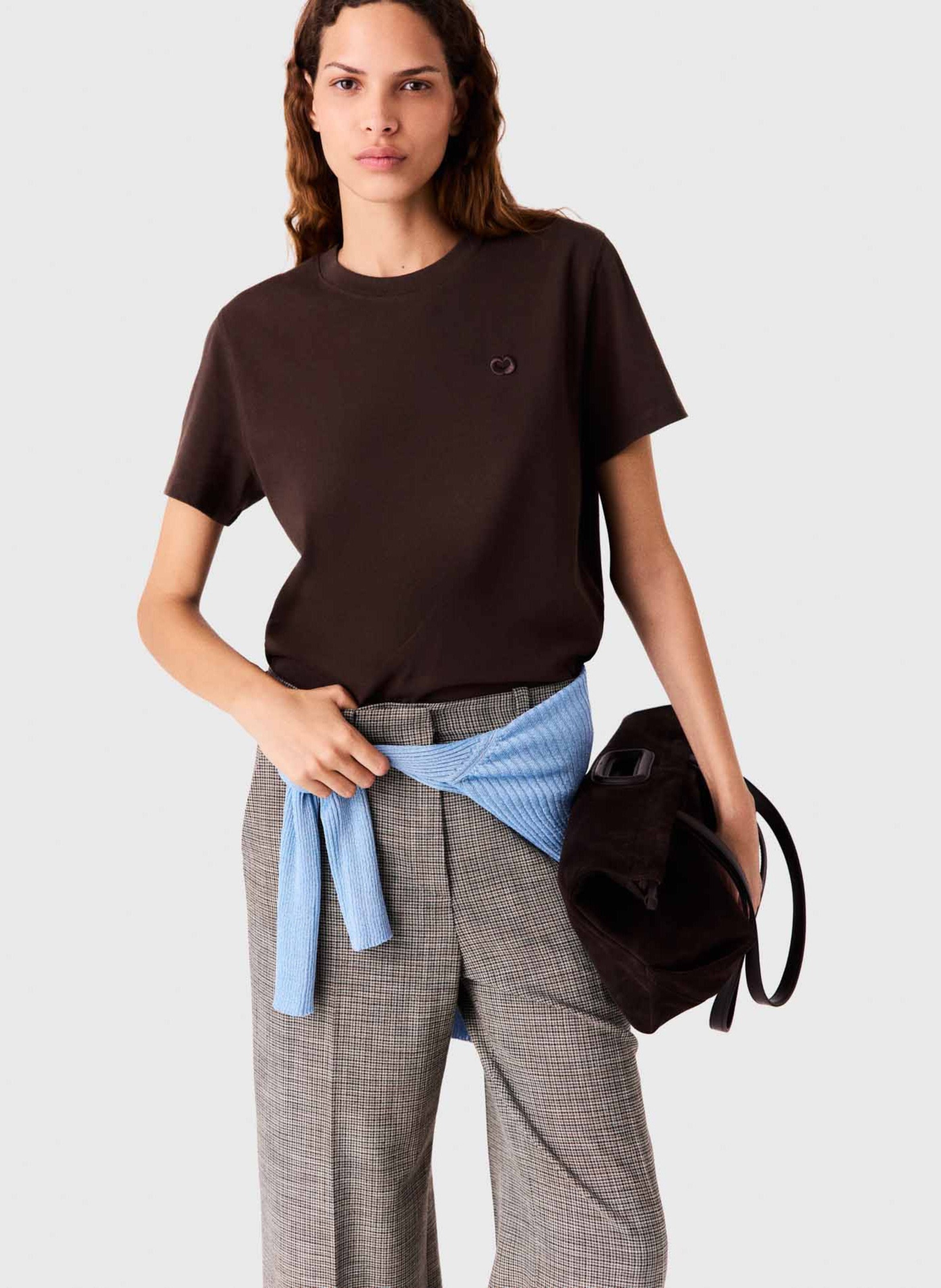 Tee-shirt manches courtes uni MAJE