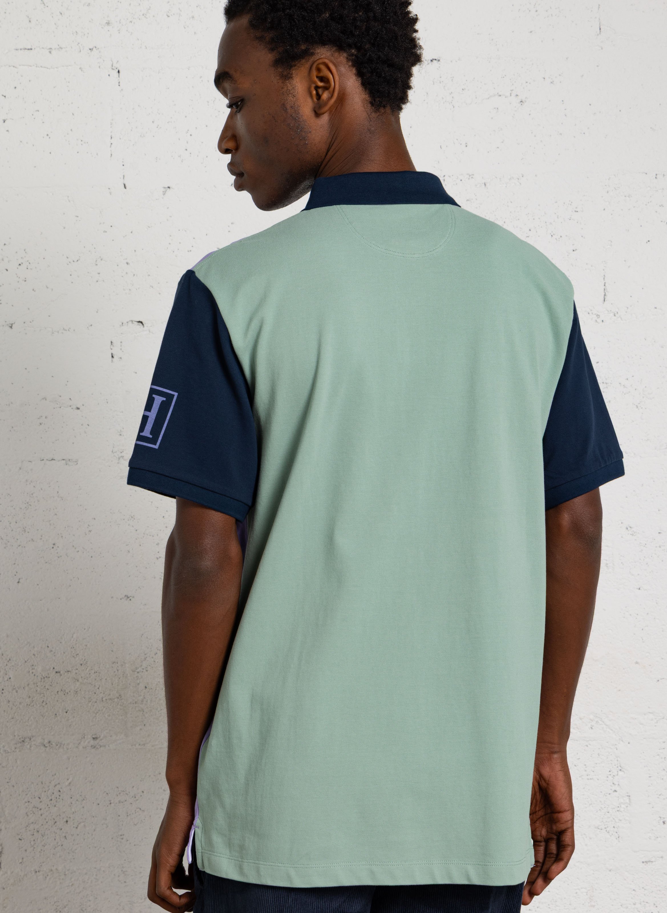 Polo en coton HACKETT Violet