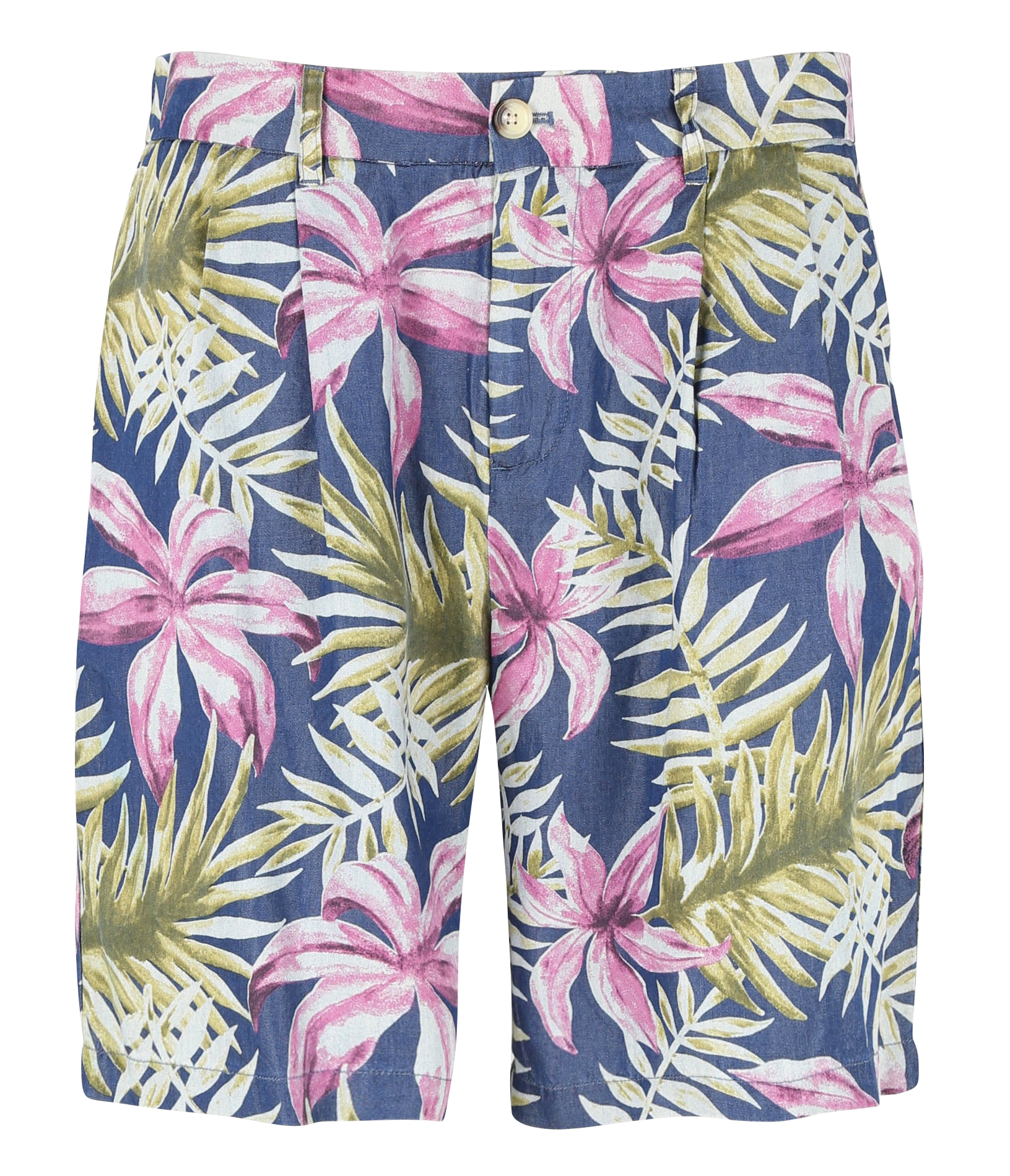 Bermuda met natuurmotief SCOTCH AND SODA Zwart