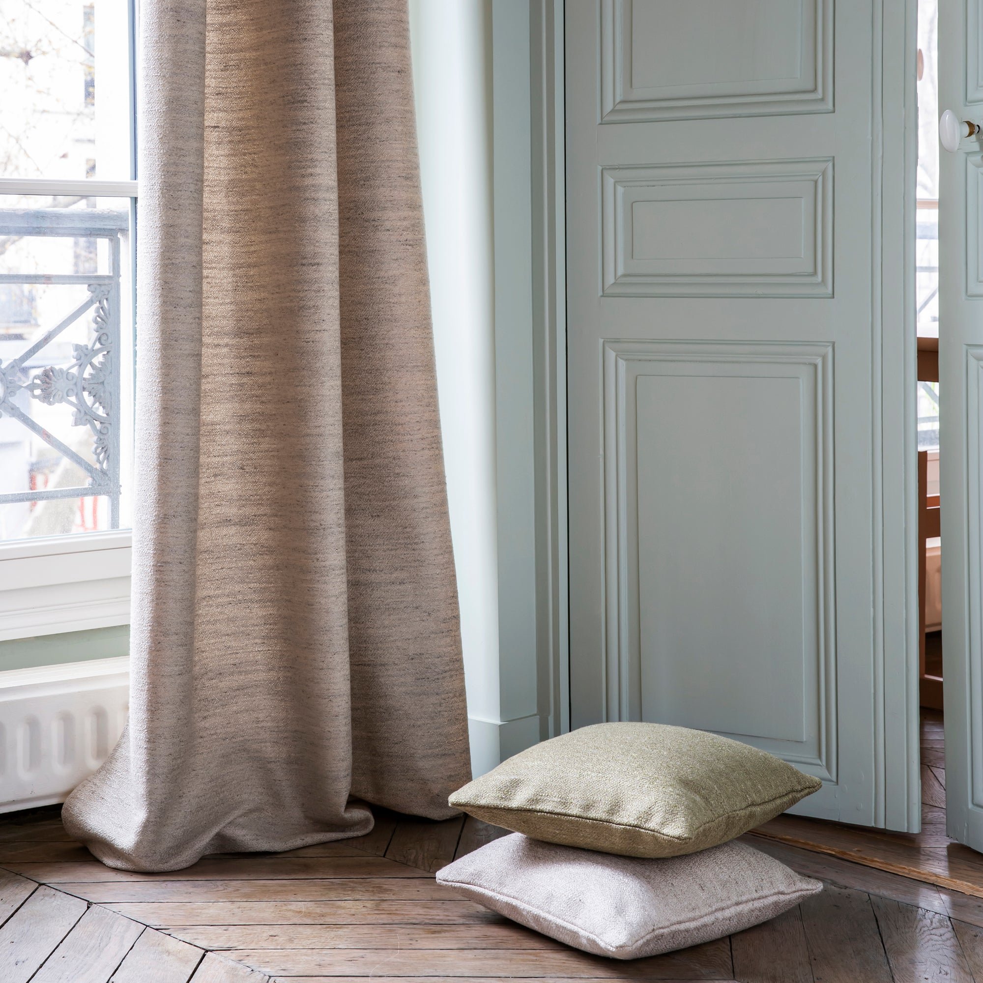 ORSSO - Curtain with gathering tape MADURA Beige