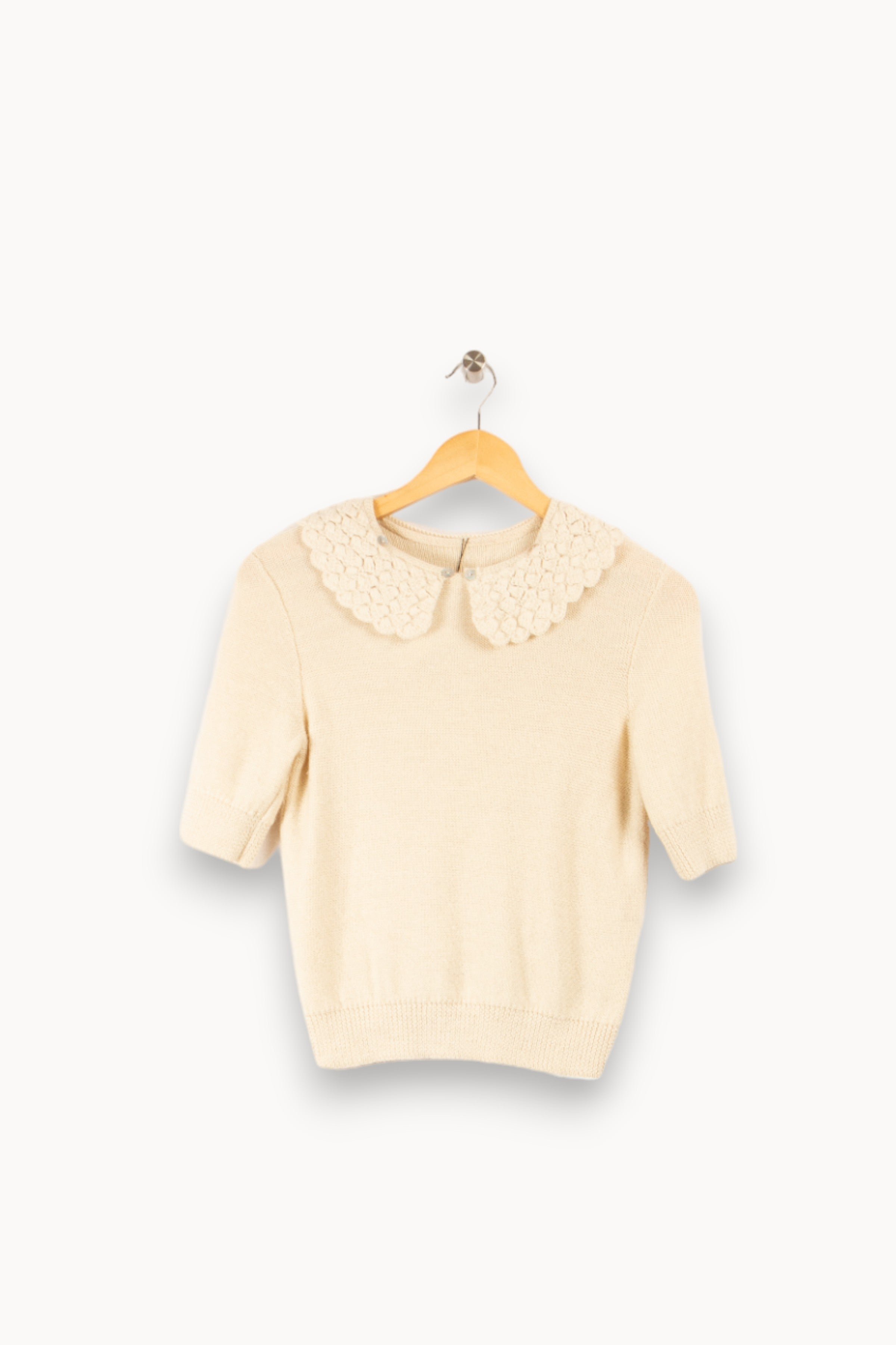 Pullover AGNES B. - Seconde Main White