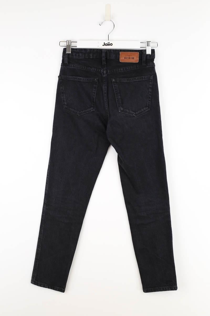 Cotton skinny jeans Black