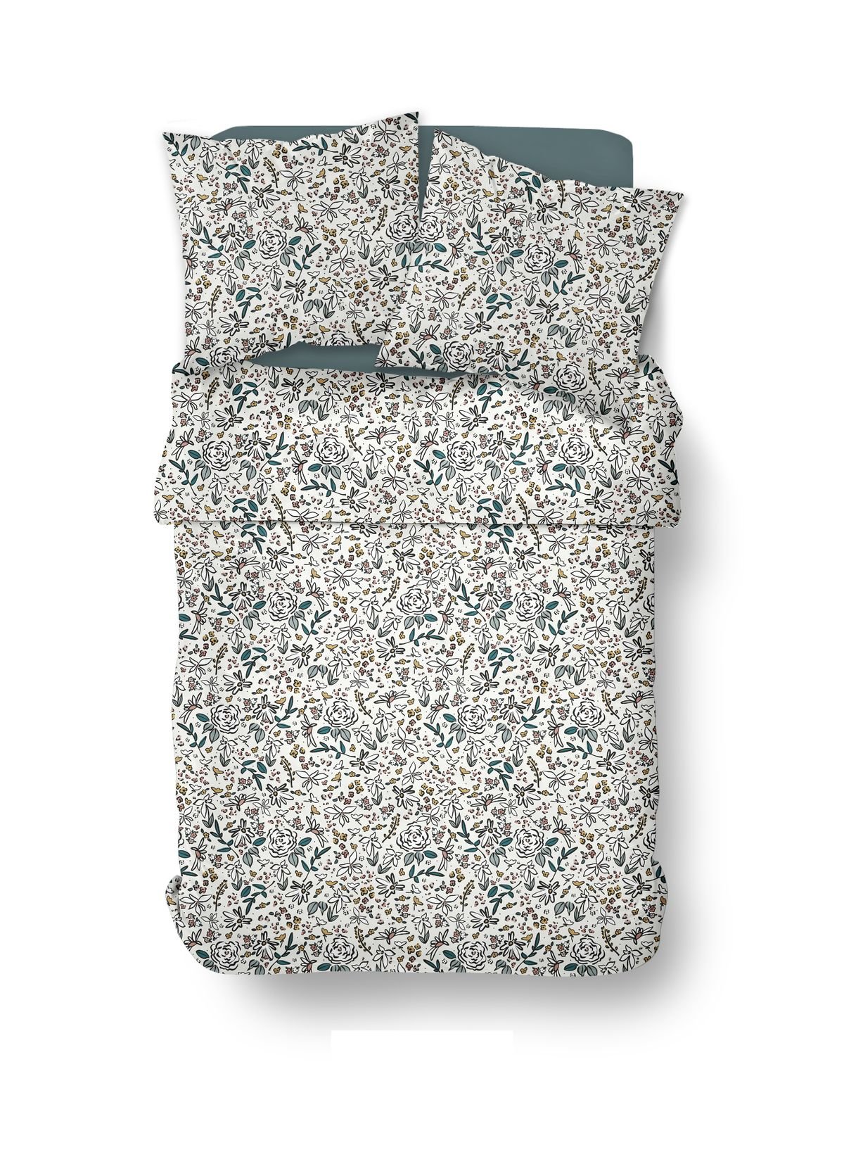 Cotton bedding set TODAY LINGE DE MAISON White