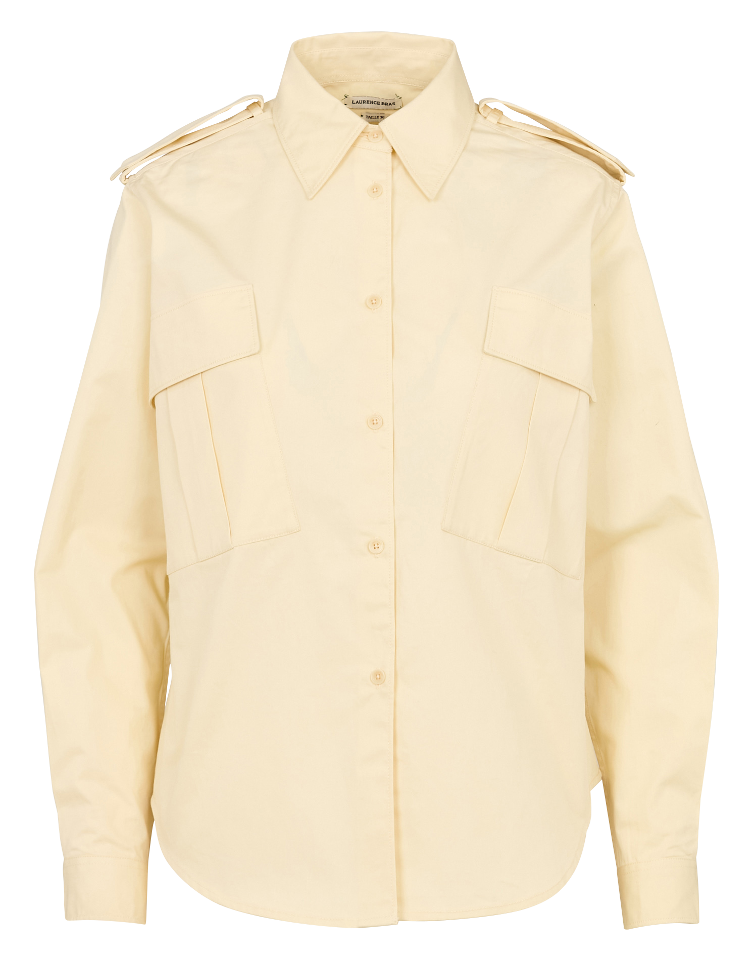 Capri plain oversized shirt LAURENCE BRAS Beige