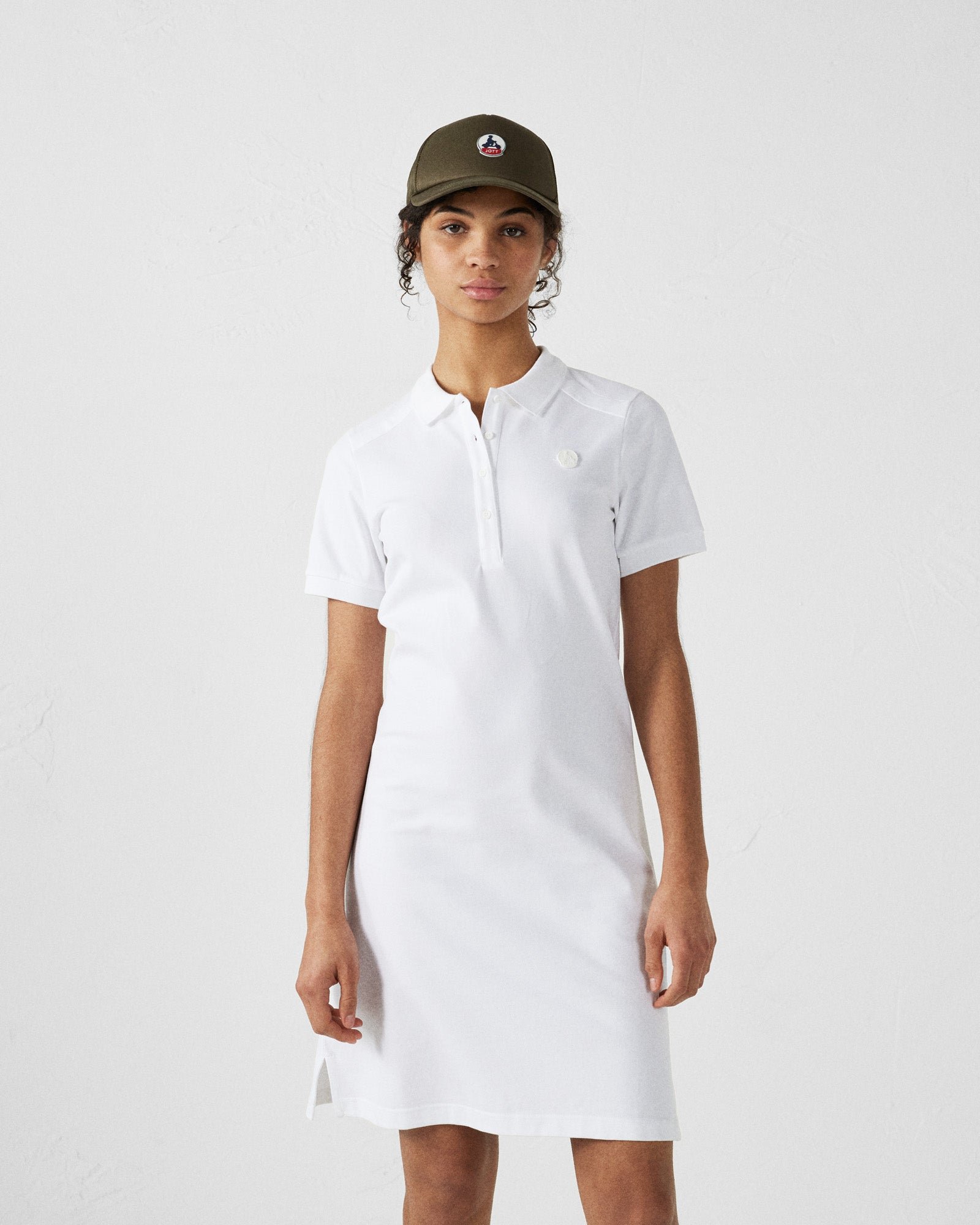 Blondie polo dress JOTT White