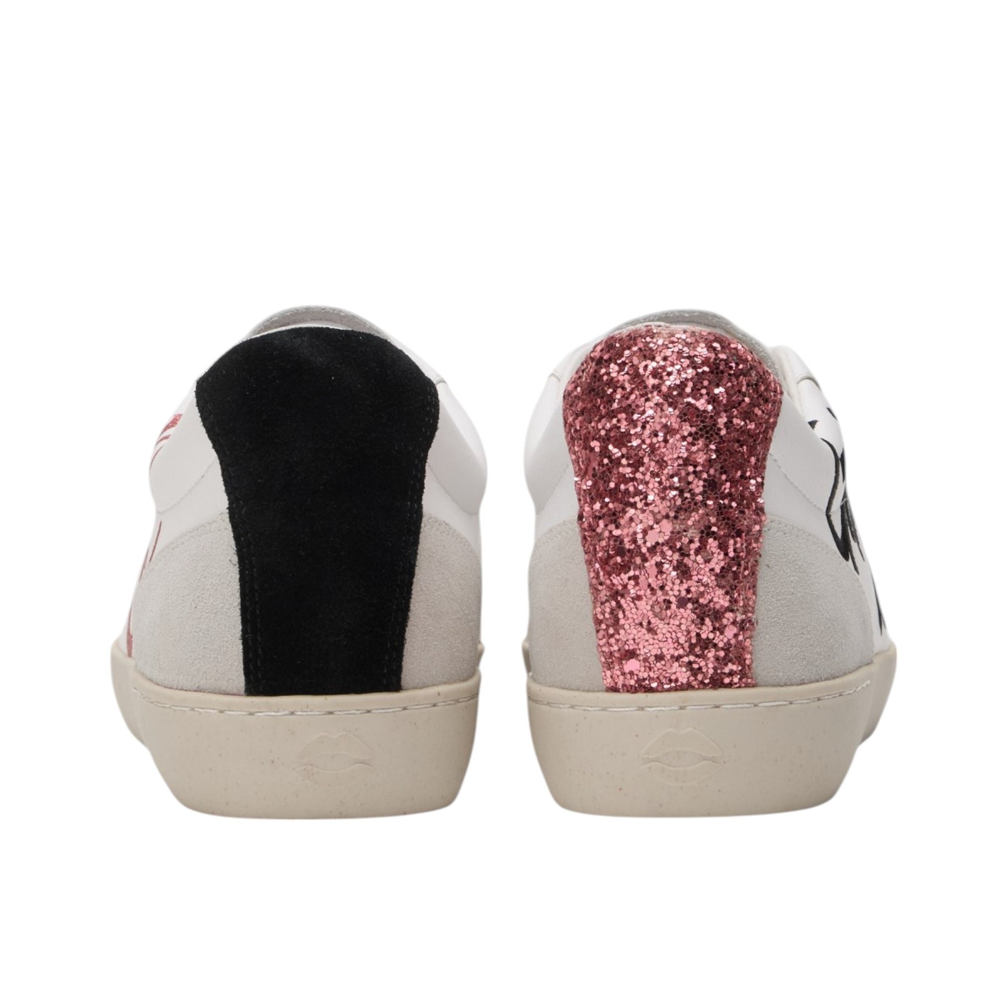 Jimmy leather sneakers BONS BAISERS PARIS White