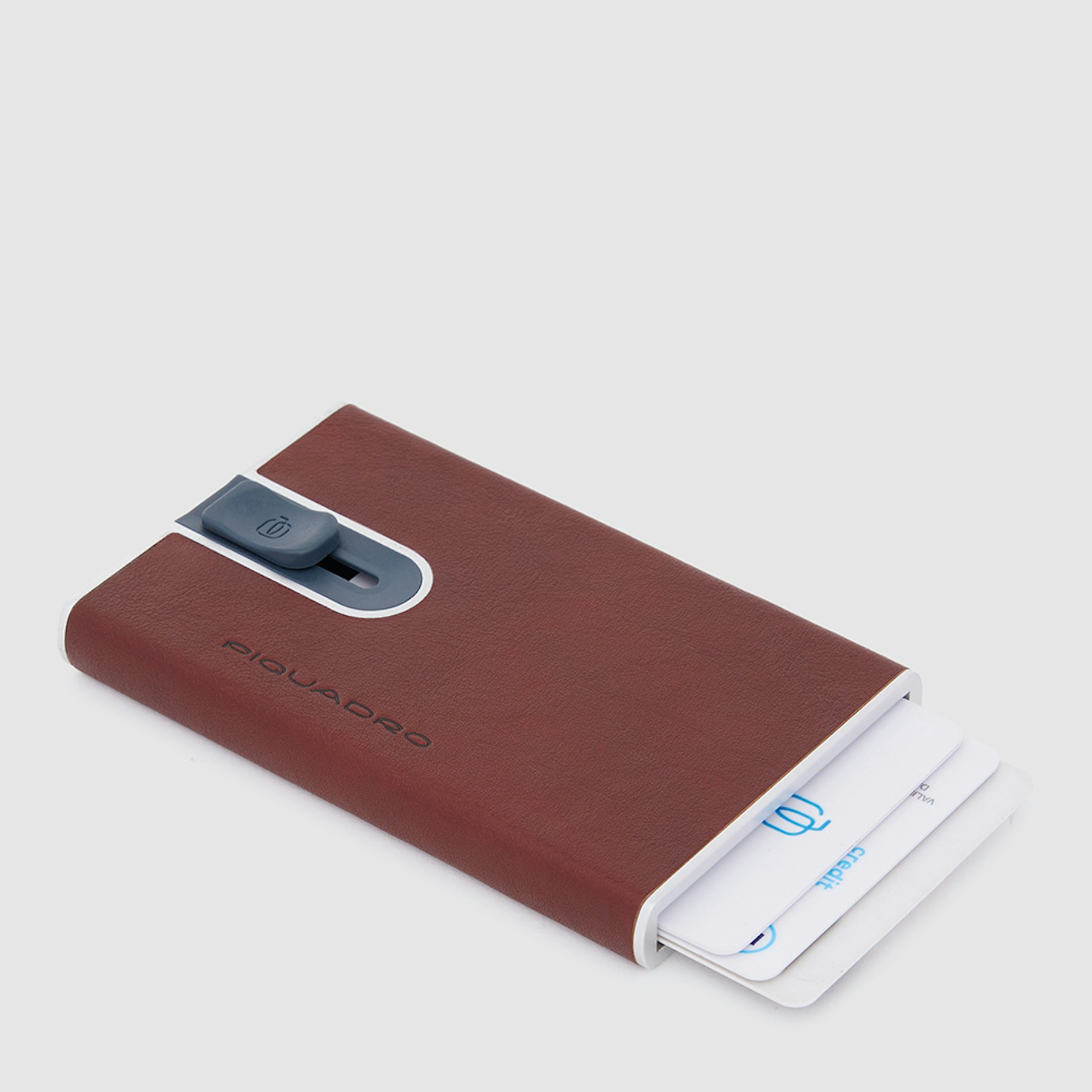 Credit-card holder PIQUADRO Brown