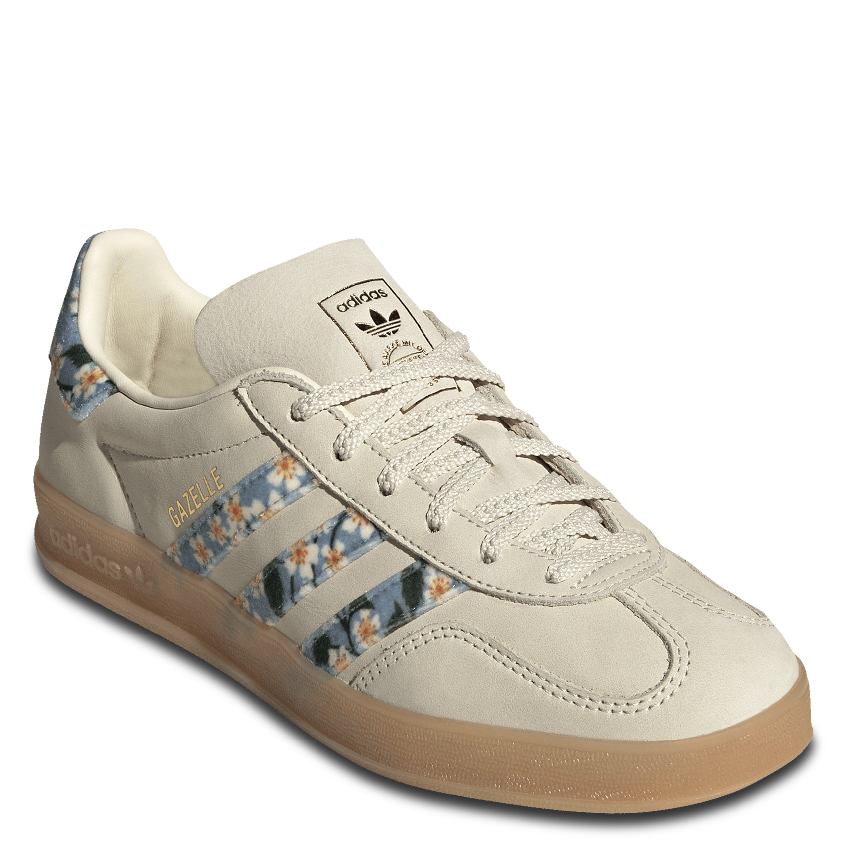 Baskets basses en cuir ADIDAS Beige