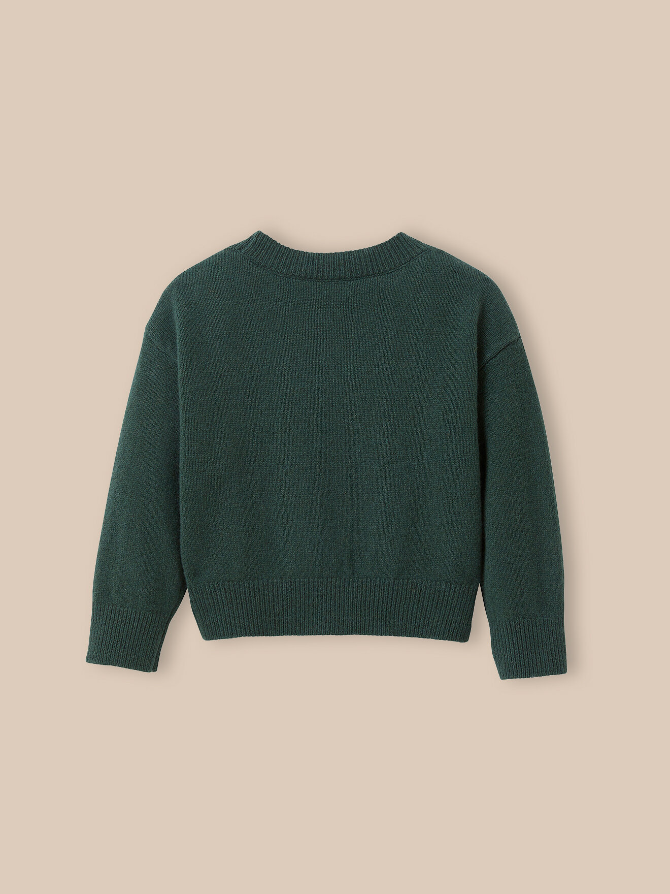 Merino wool cardigan CYRILLUS Green