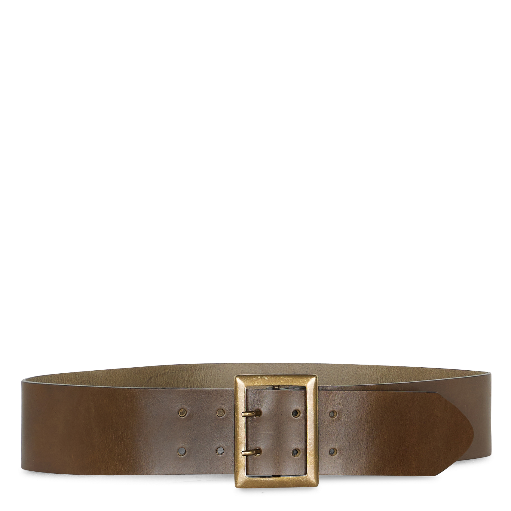 Belt in mixed recycled leather LA FEE MARABOUTEE Green