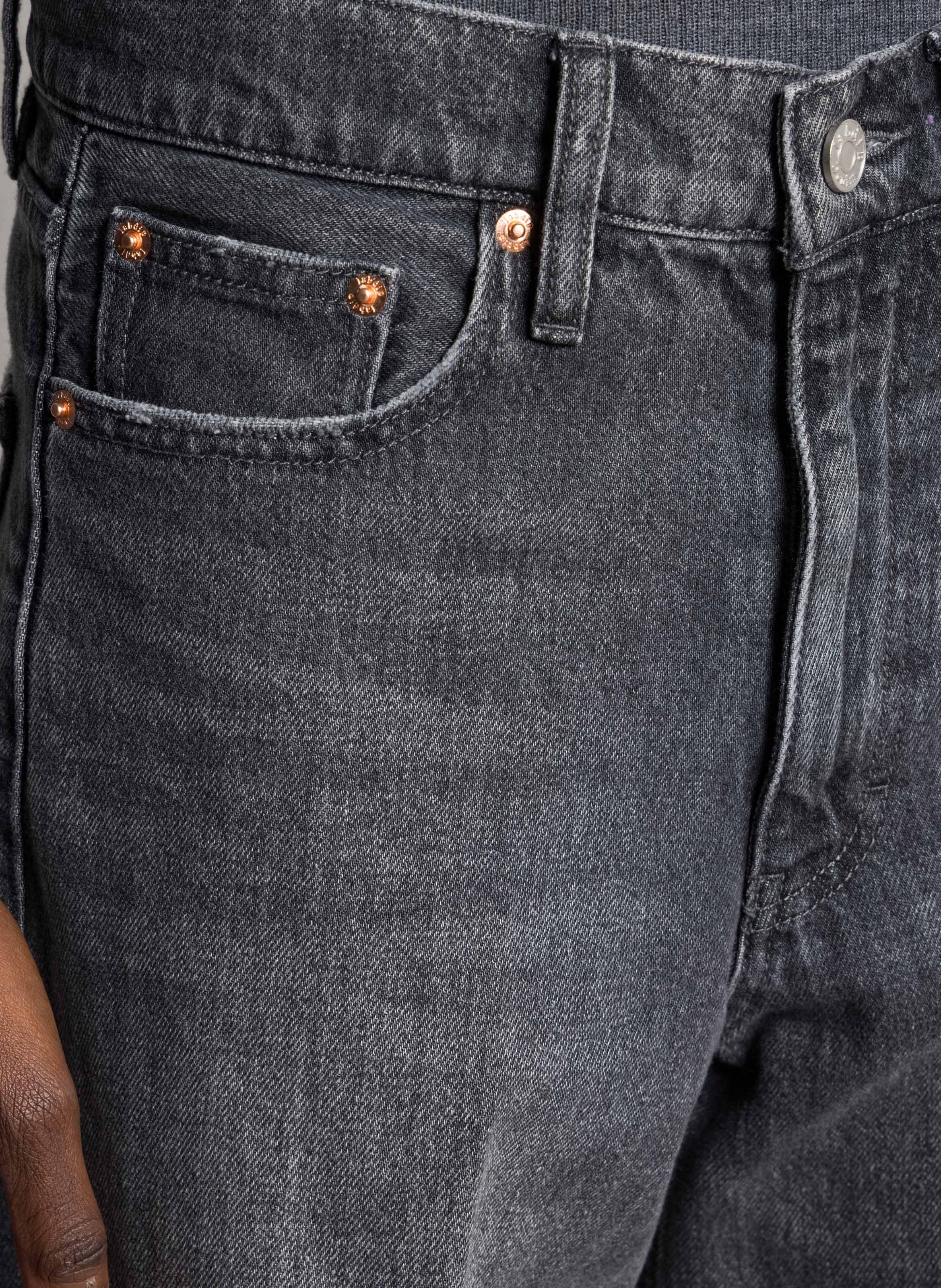 Katoenen jeans met rechte pijp LAB DIP Blauw
