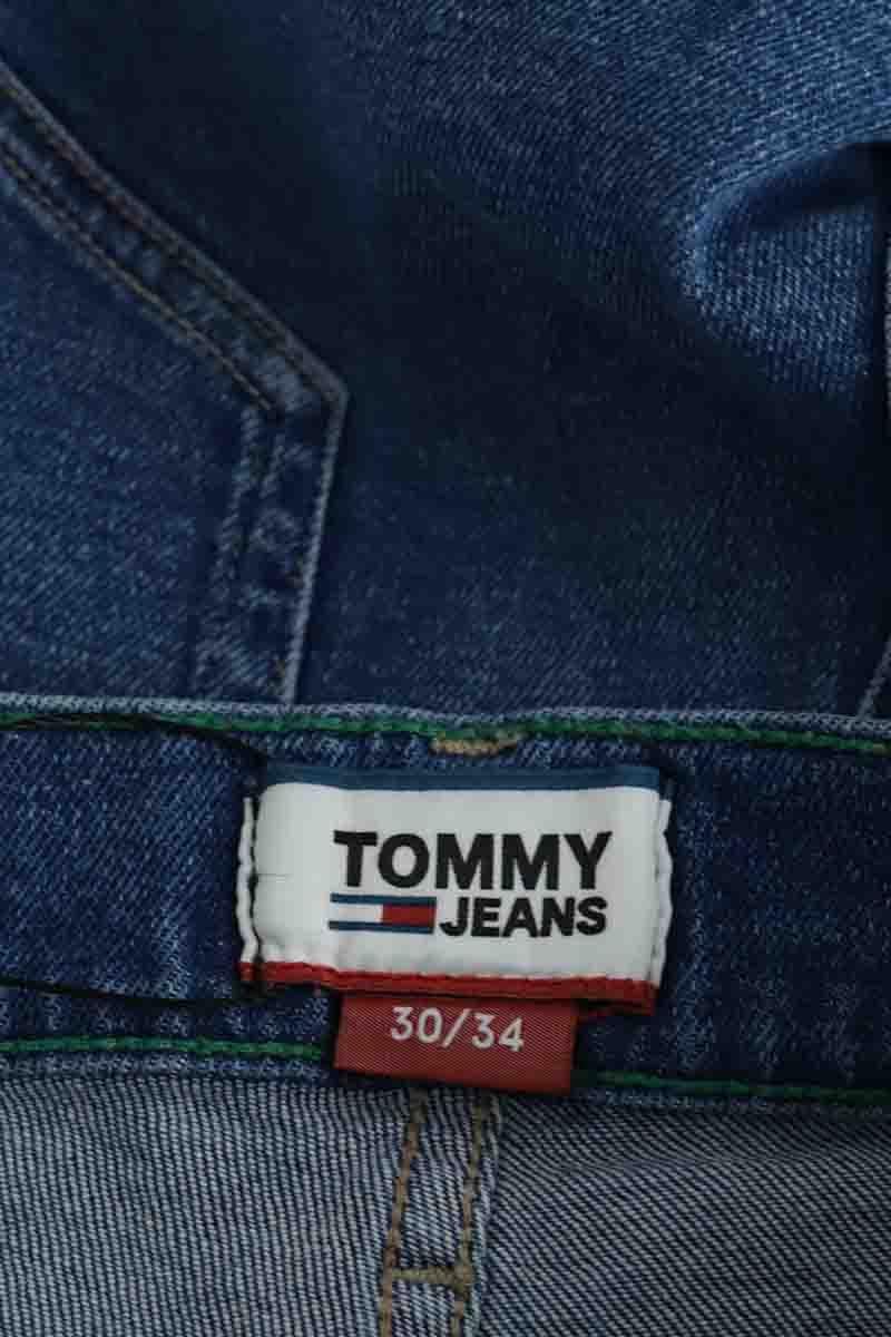 Cotton straight jeans TOMMY HILFIGER - SECONDE MAIN Blue