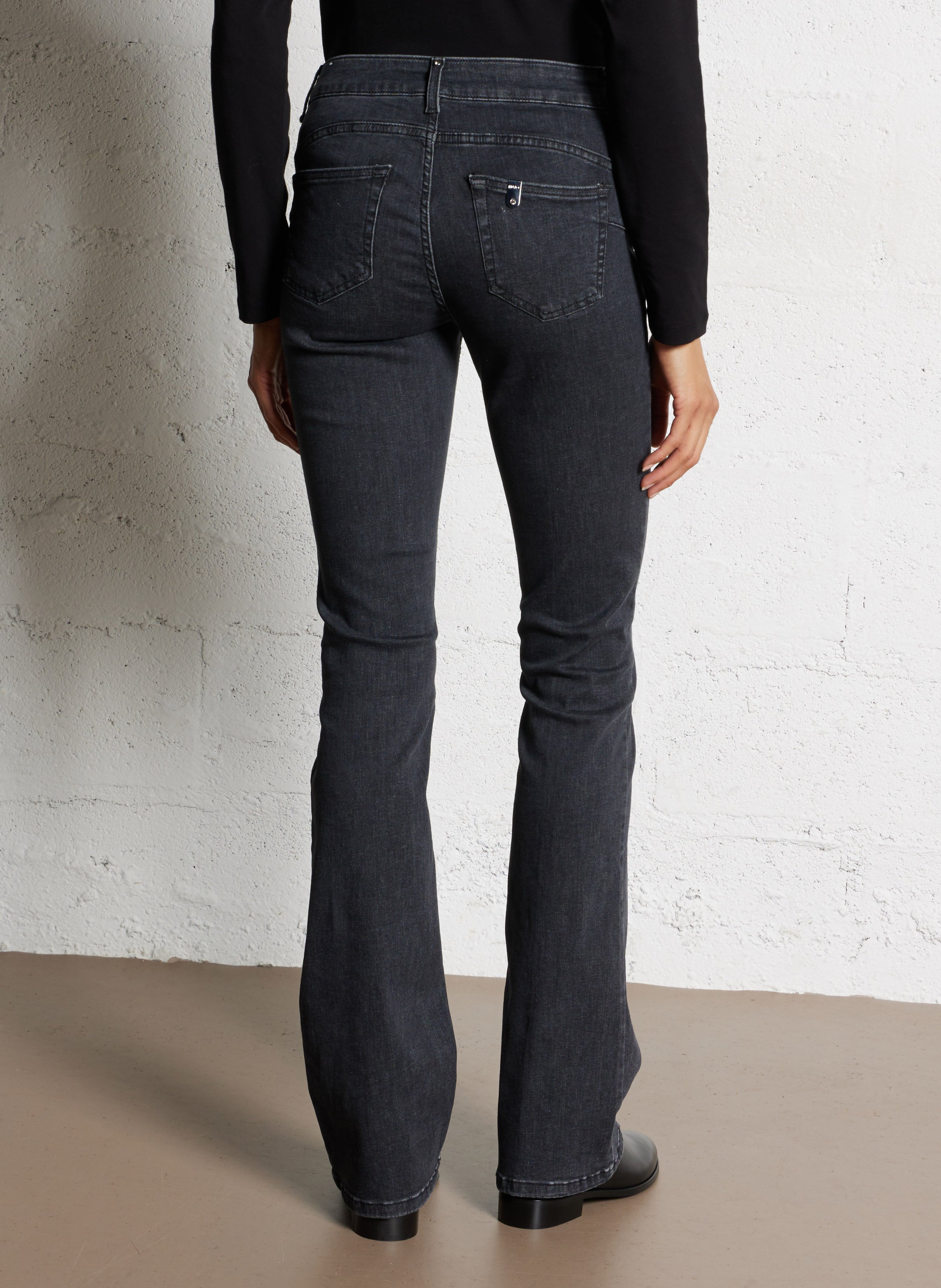 Bootcut Jeans aus Baumwoll-Mix LIU JO Grau