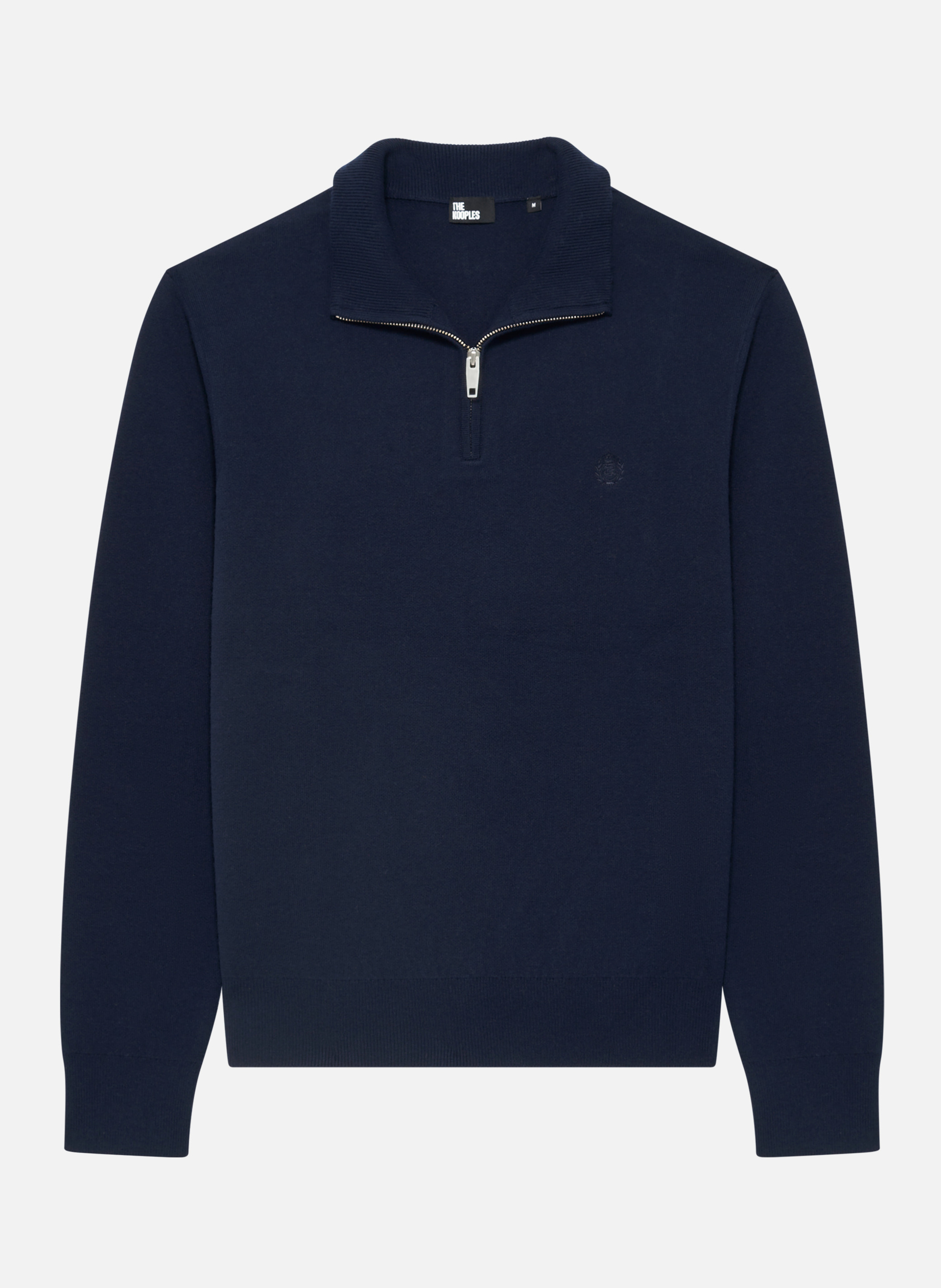 Double-sided trucker collar sweater THE KOOPLES Blue