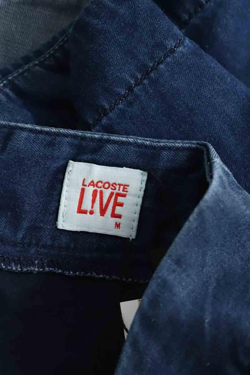 Cotton mini shorts LACOSTE - SECONDE MAIN Blue